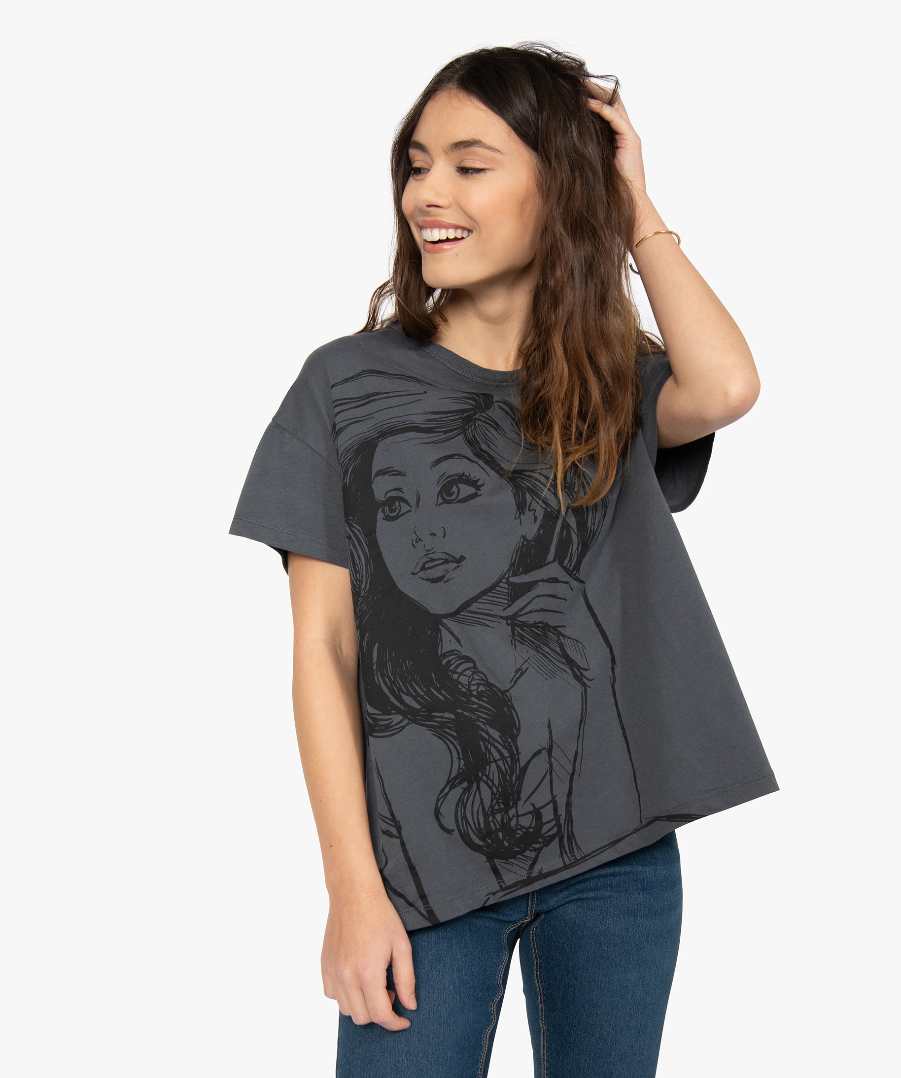 Tee-shirt femme avec motif femme - Disney | GEMO