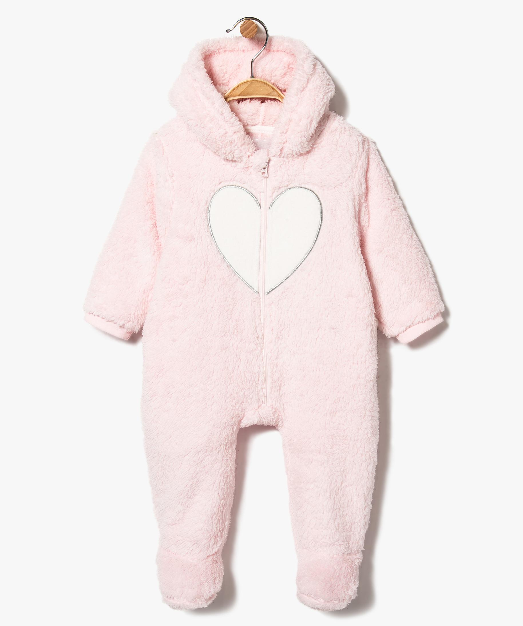Surpyjama Bebe En Maille Peluche Motif Ange Gemo
