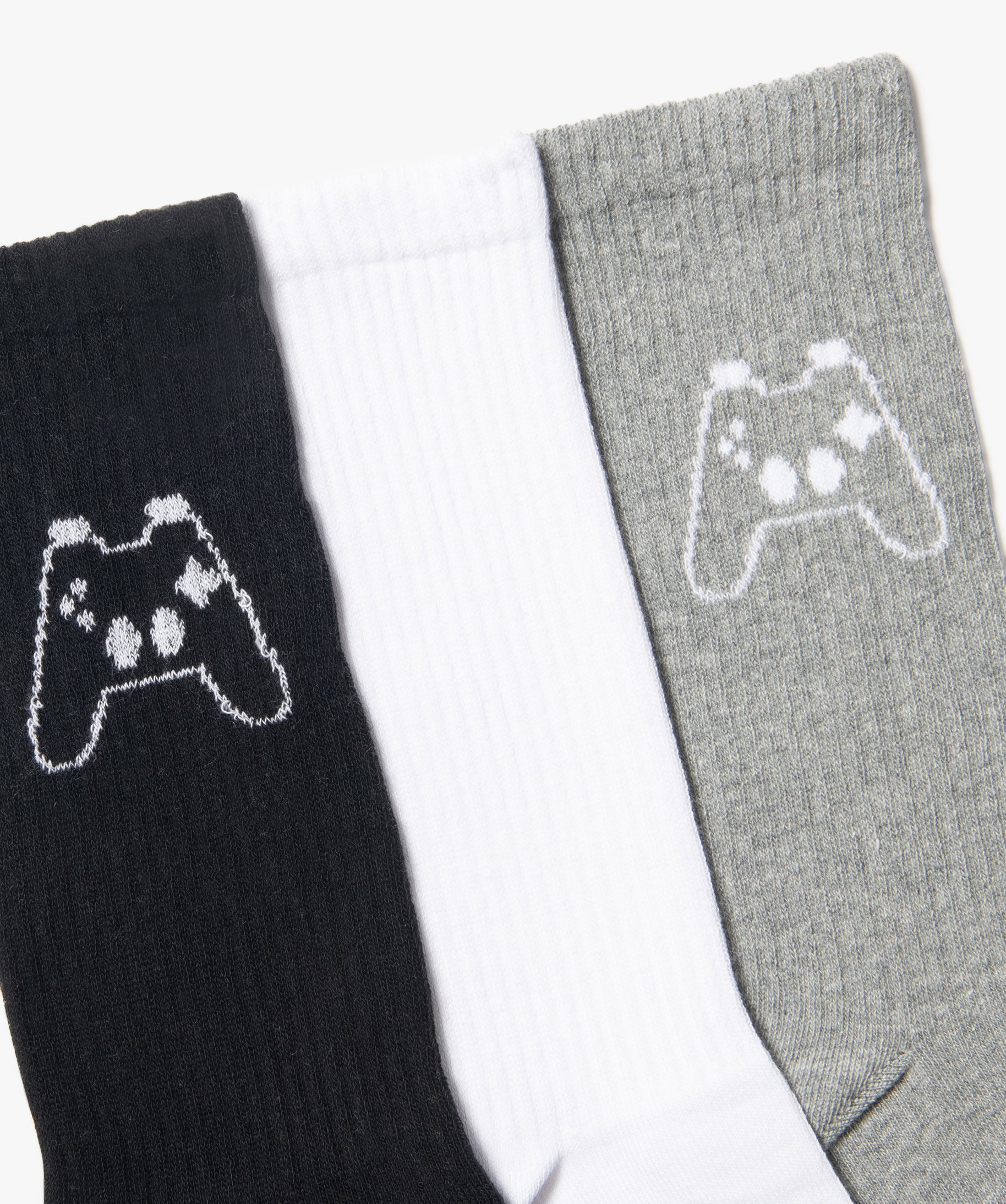 Lot de 3 paires de chaussettes à motif jeux vidéo