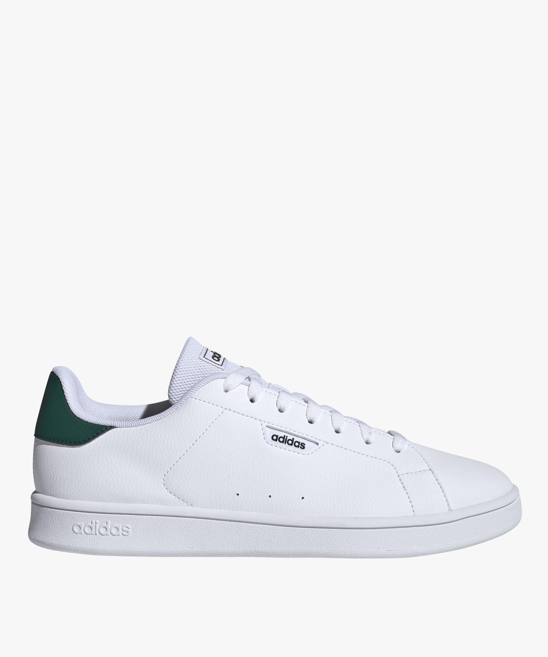 Baskets homme retro a lacets Urban Court Adidas blanc chine GEMO