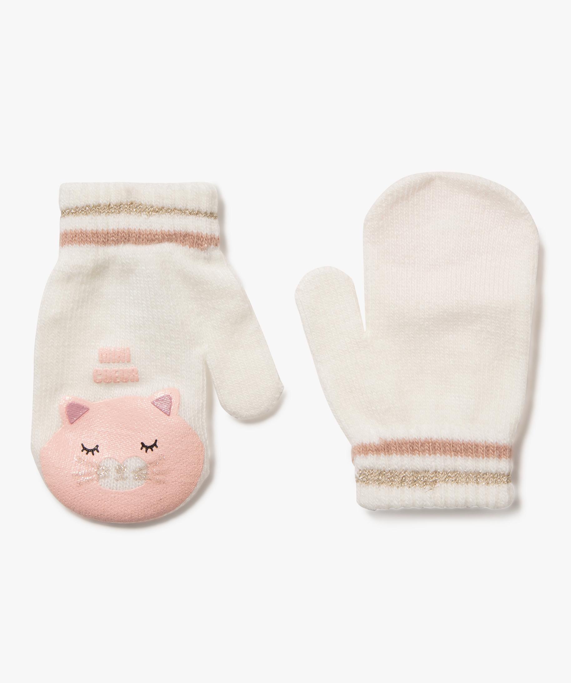 6 Paires Moufles Anti-Griffures Bébé Naissance Fille – Coton Doux 0-6 Mois + Sac Lavage