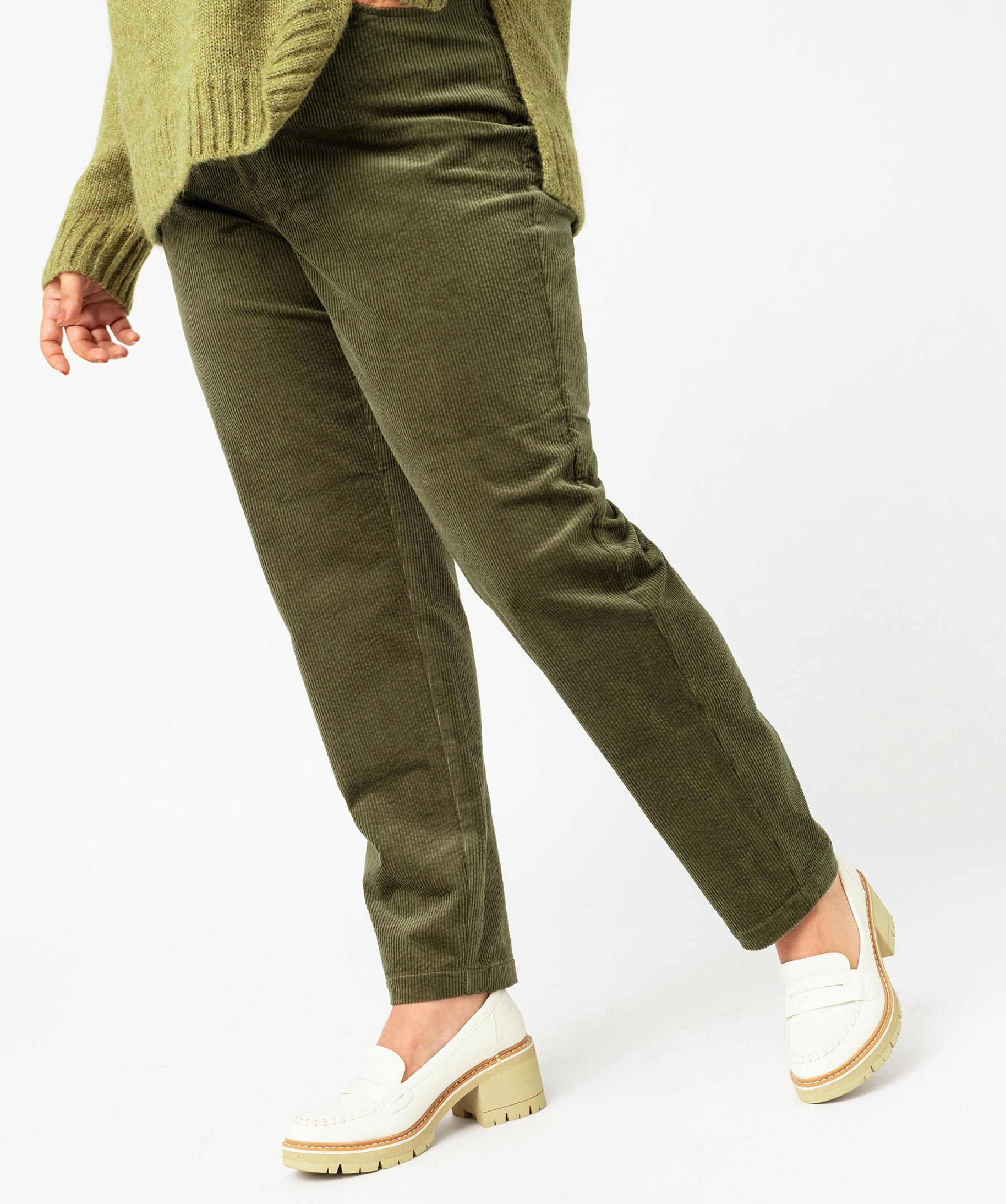 Pantalon Velours Côtelé Marron Edmond Boublil - Taille Grande 48, Neuf Avec étiquettes
