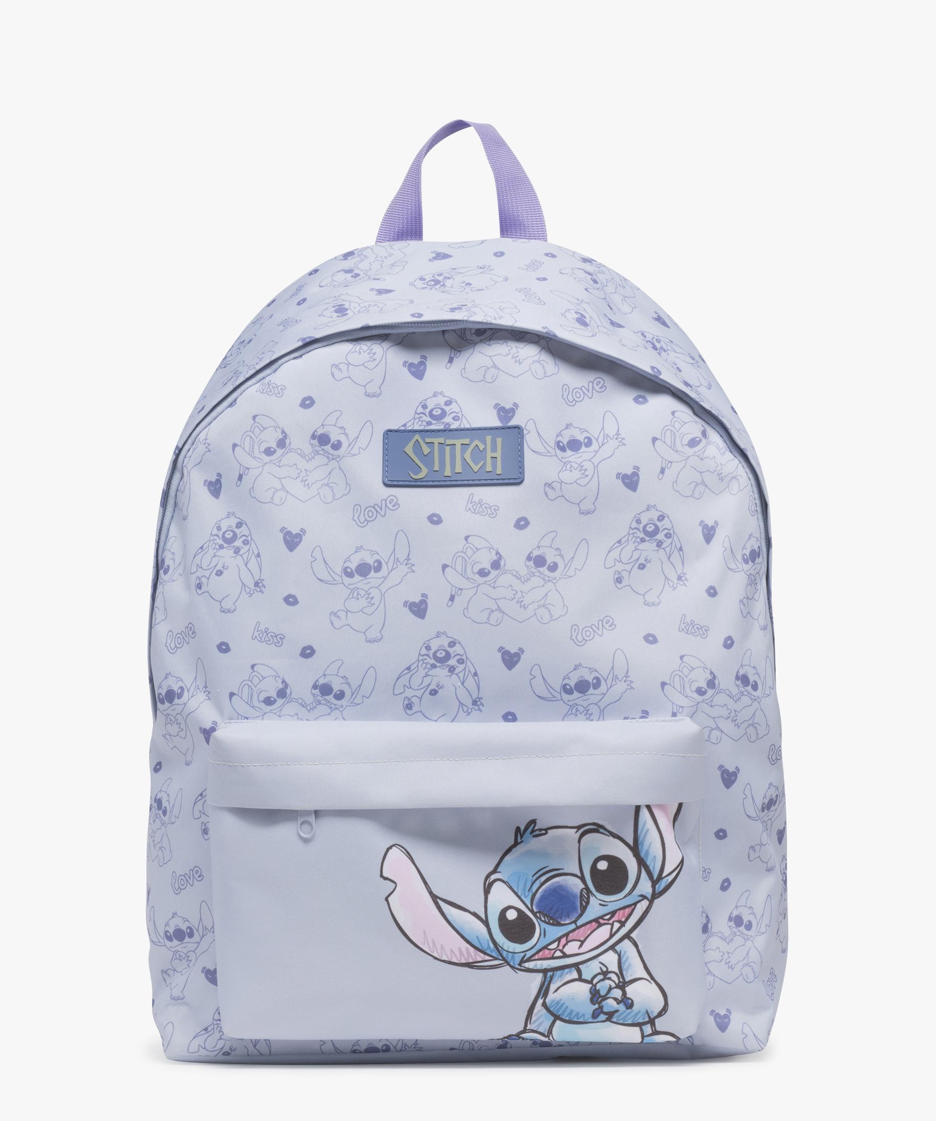 Sac a dos imprime fille Stitch kaki chine GEMO