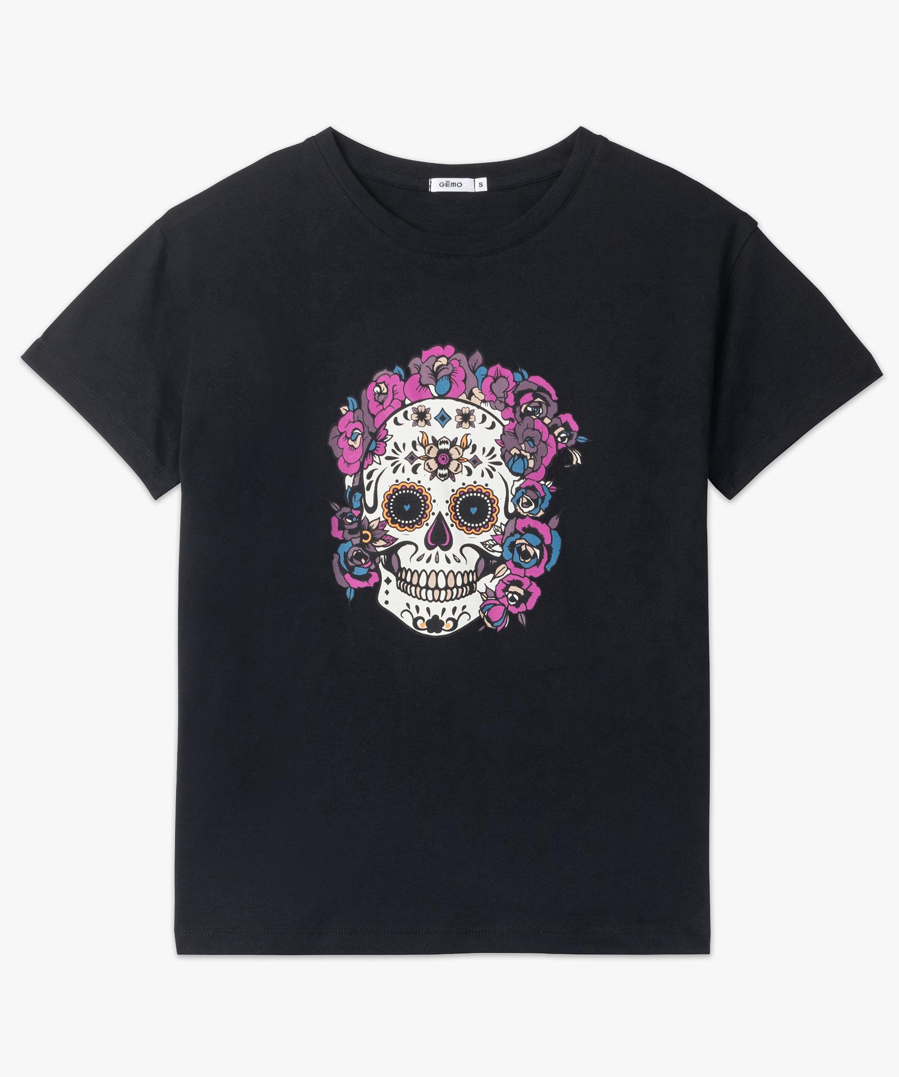 Tee shirt tete on sale de mort femme