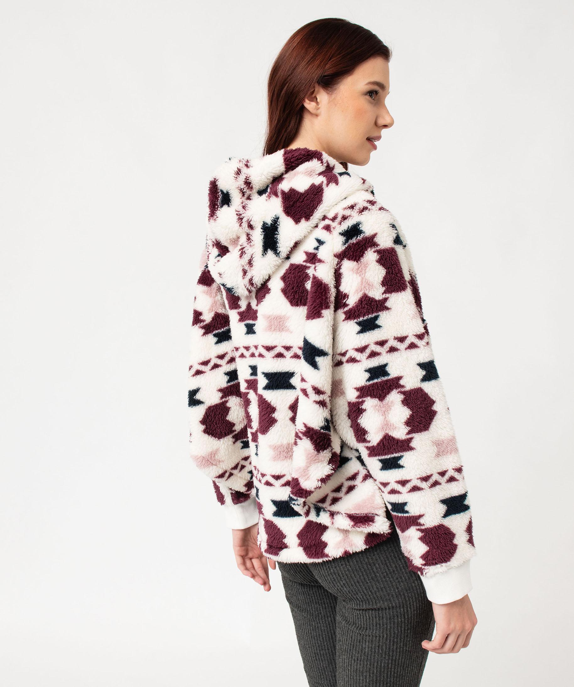 Veste maille peluche hotsell femme