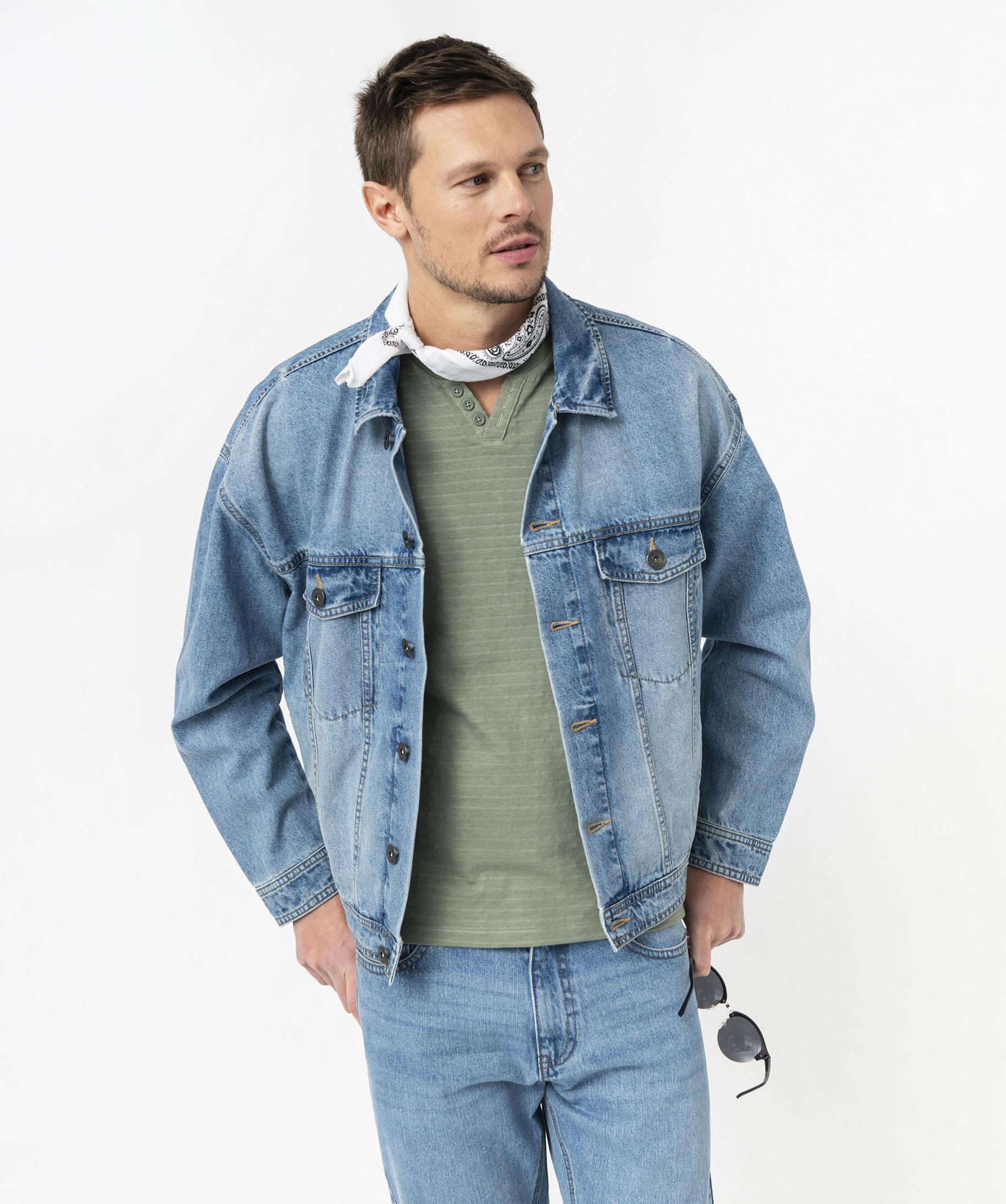 Veste en jean homme gemo sales