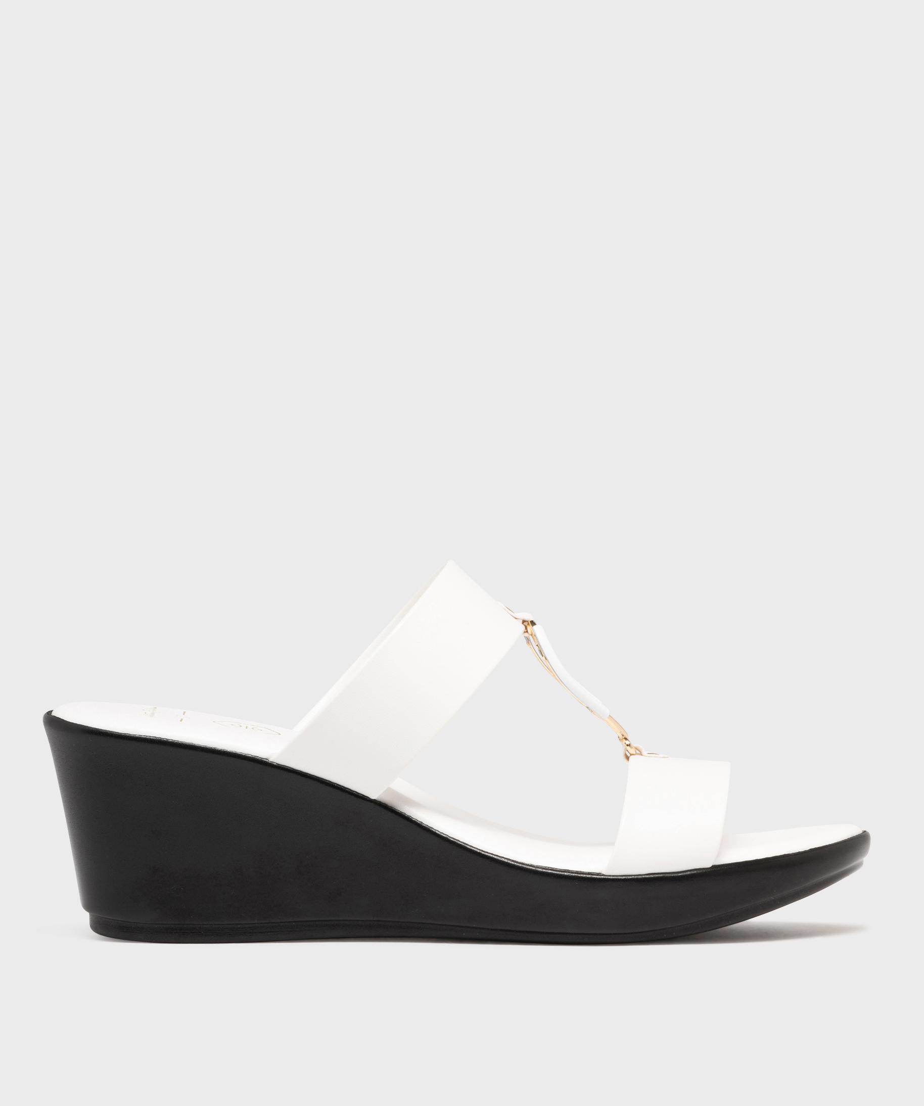 mule blanche a talon