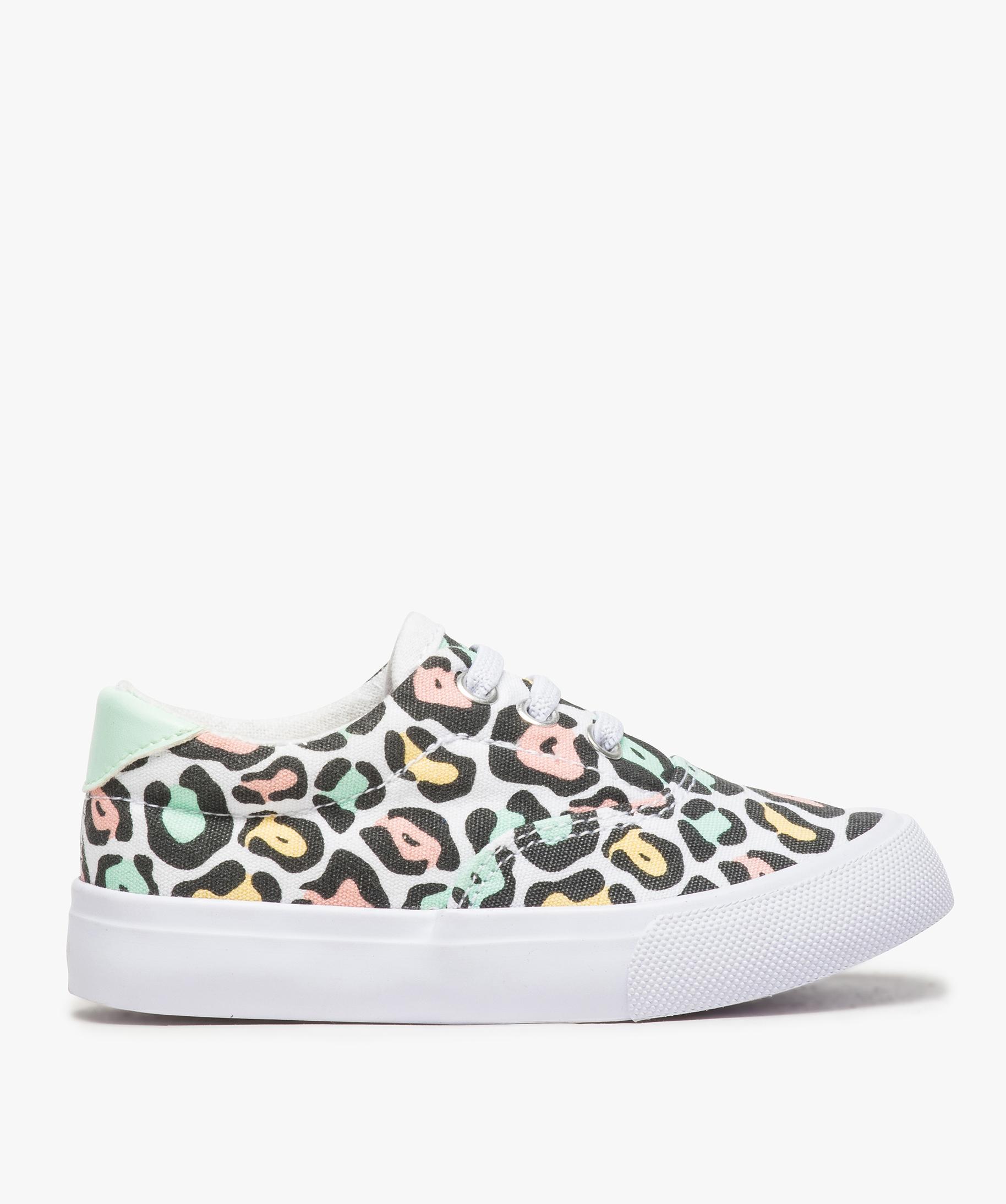 Tennis Bebe Fille En Toile A Motifs Imprimes Gemo