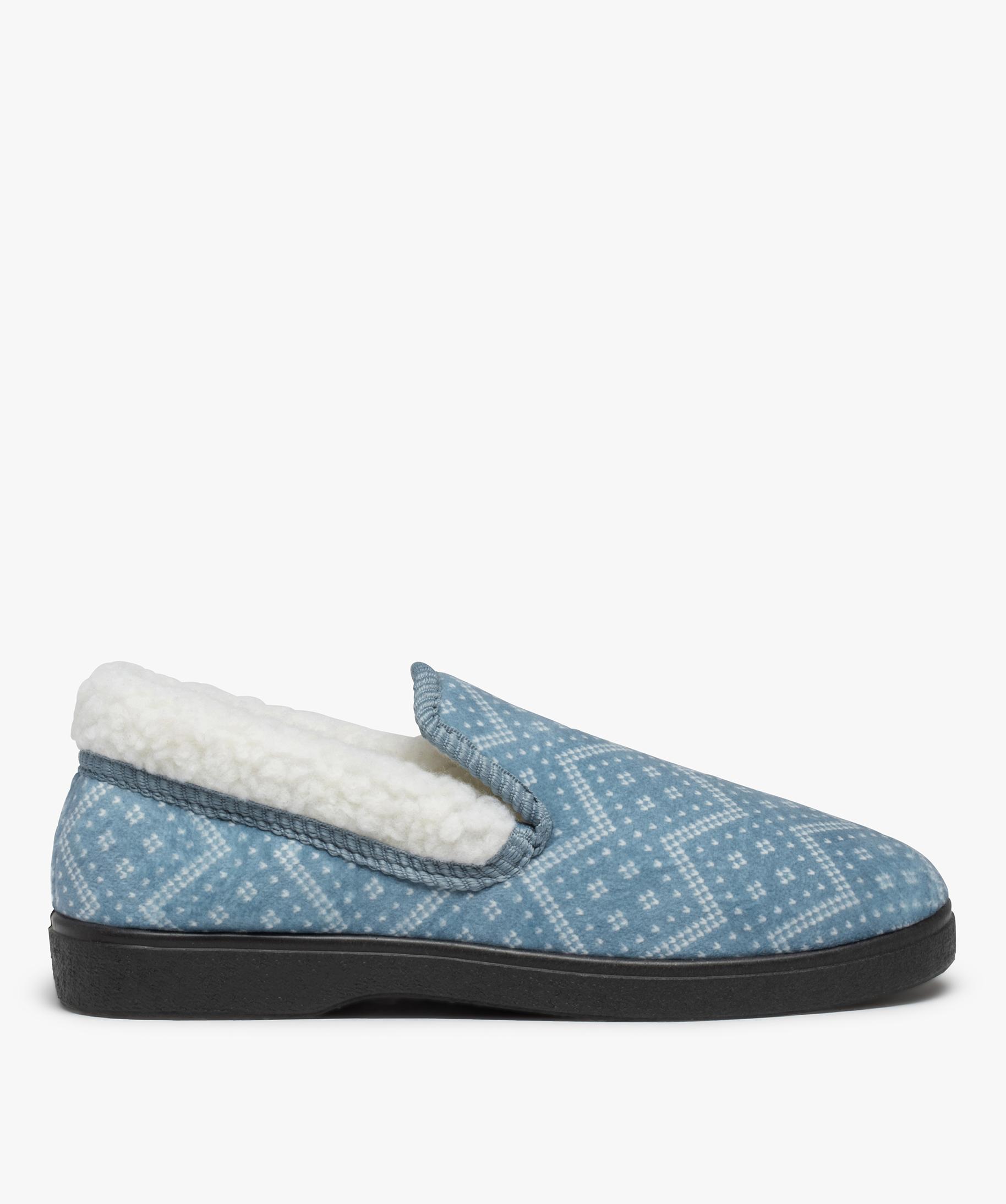 RockDove Pantoufles Homme - Mousse Mémoire Forme & Doublure Sherpa - Confort Ultime - Lavable Machine