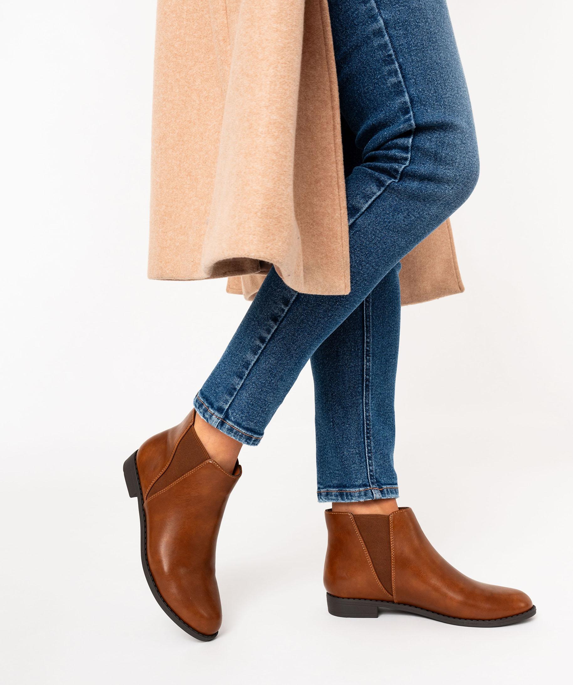 Bottines femme talon plat shop