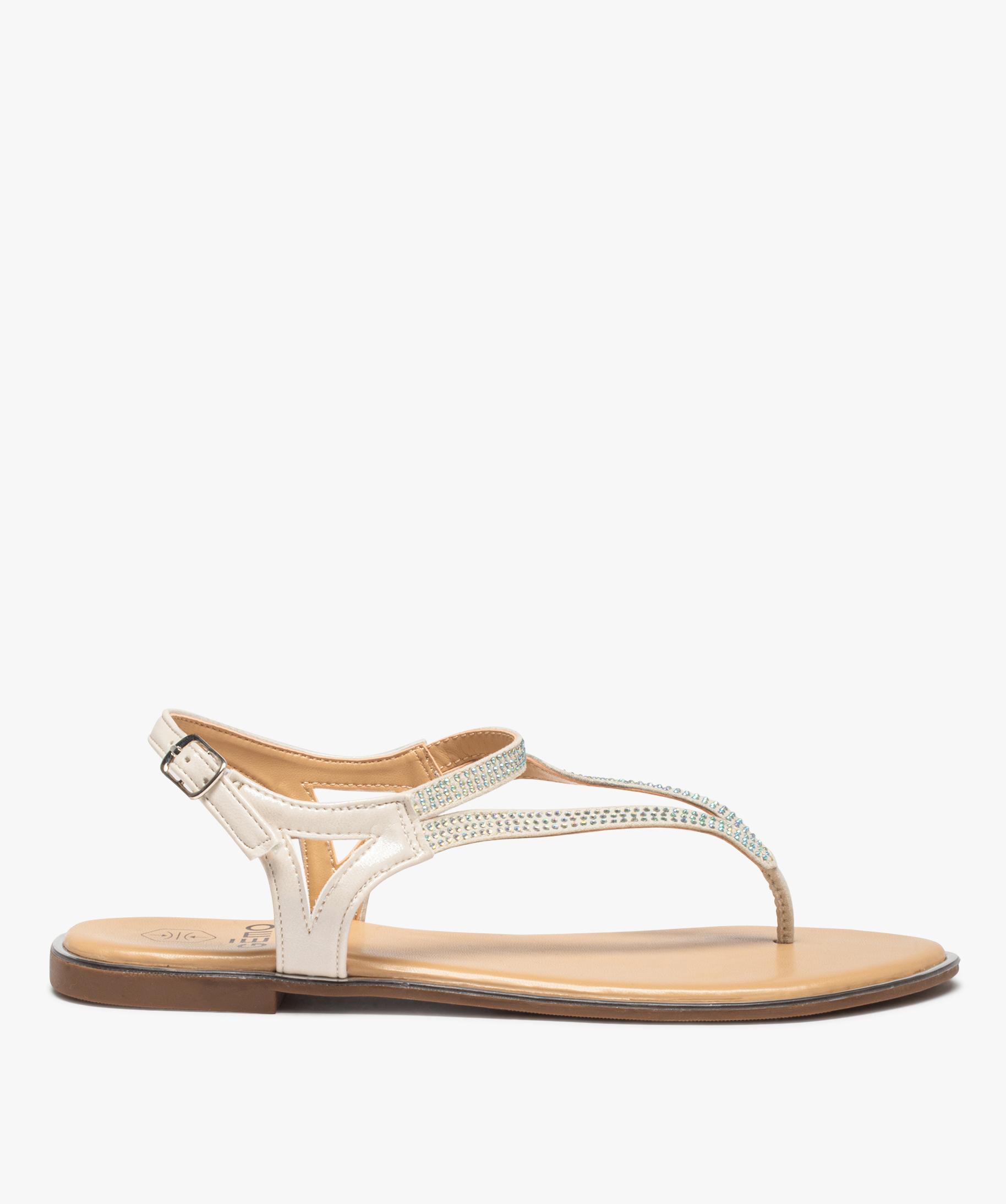sandales femme plates noires