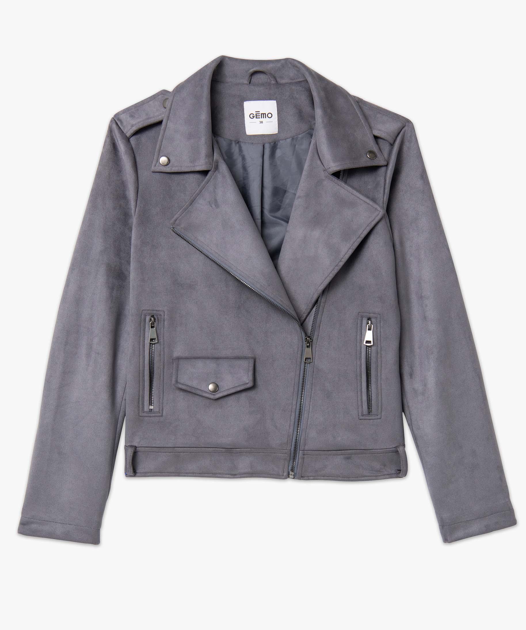 Veste motard suedine hotsell femme