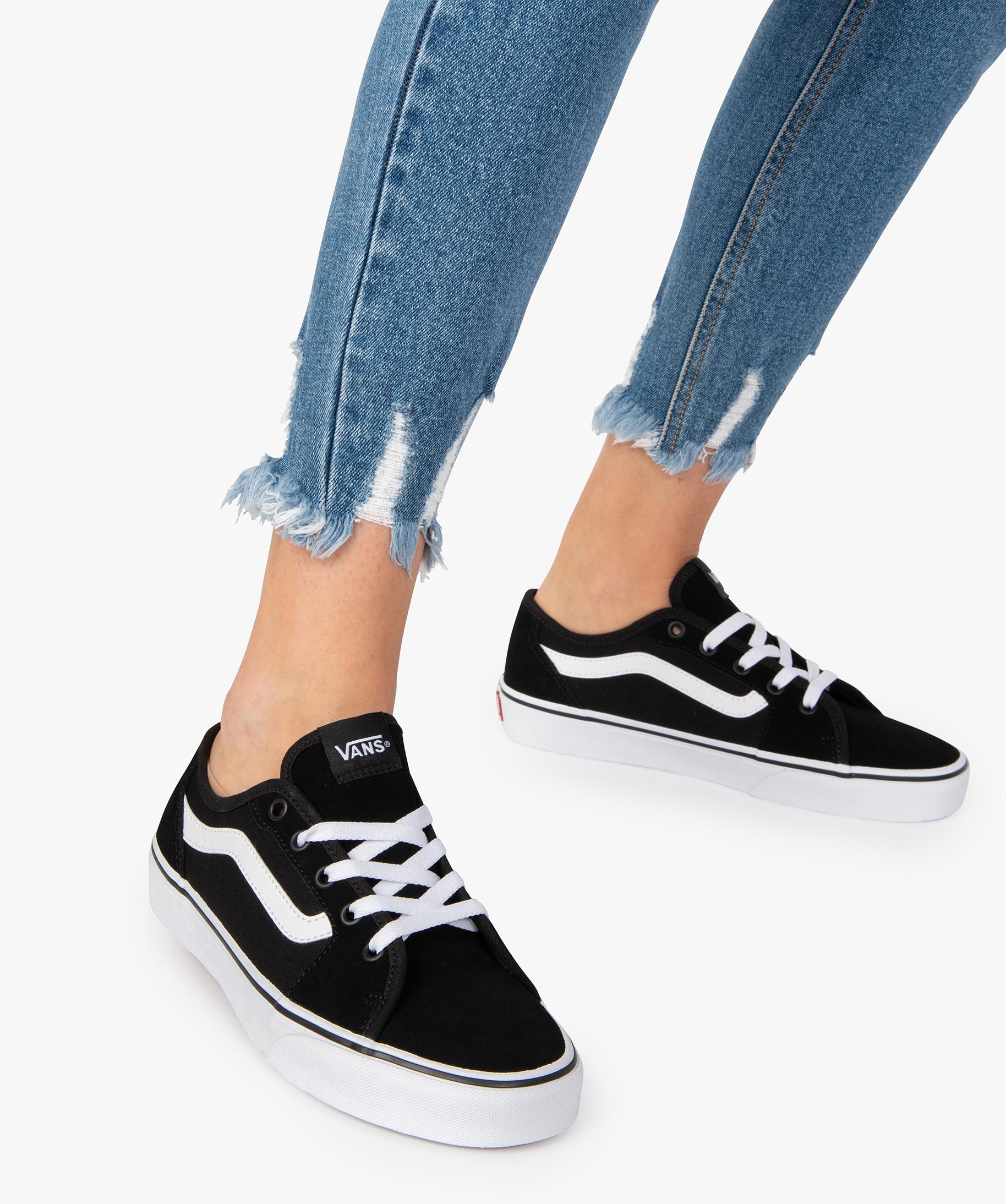 Vans noir brillante femme outlet