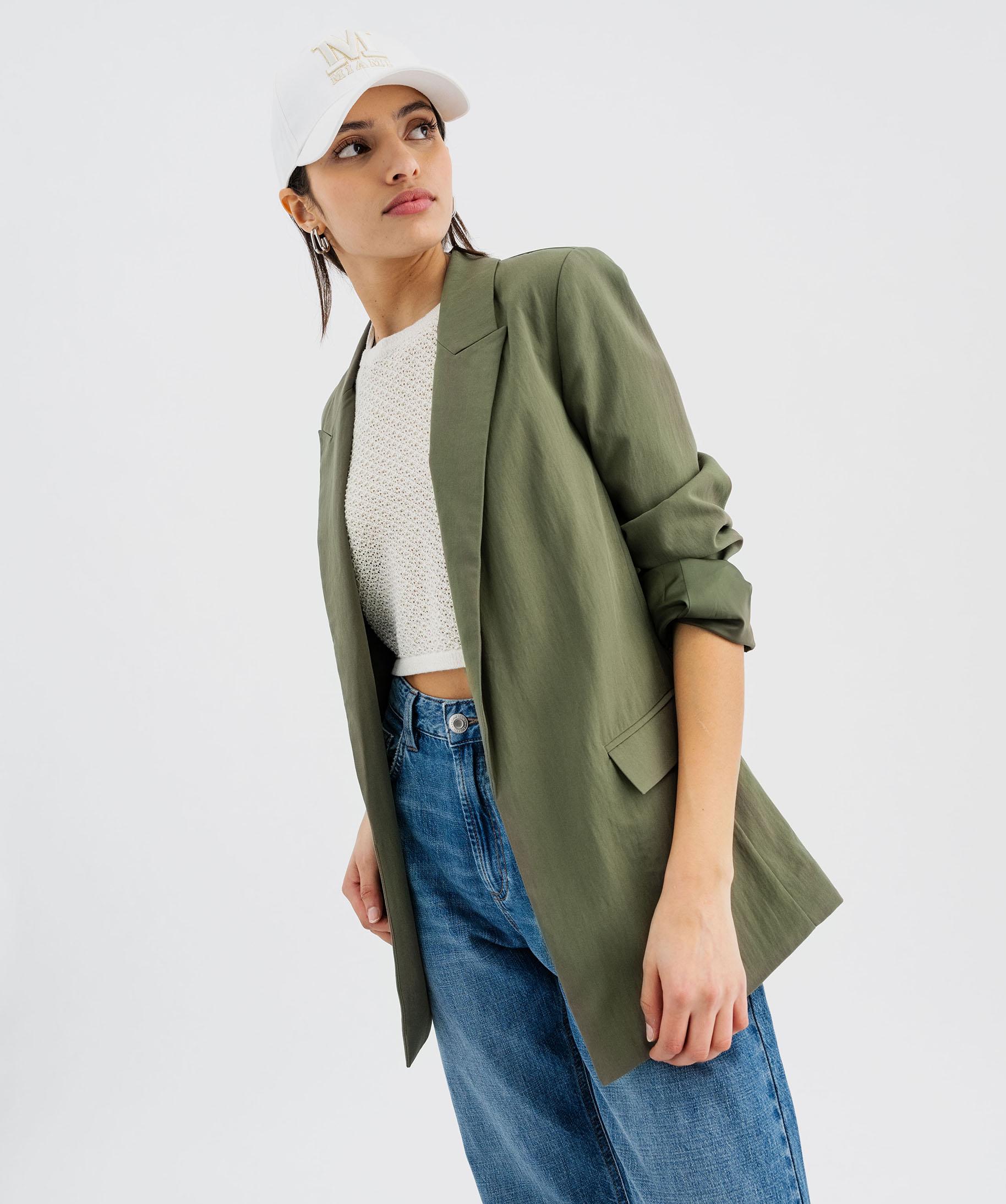 Blazer D'été Léger Sans Manches Femme – Poche Latérales – Style Décontracté Chic – Idéal Bureau Et Casual