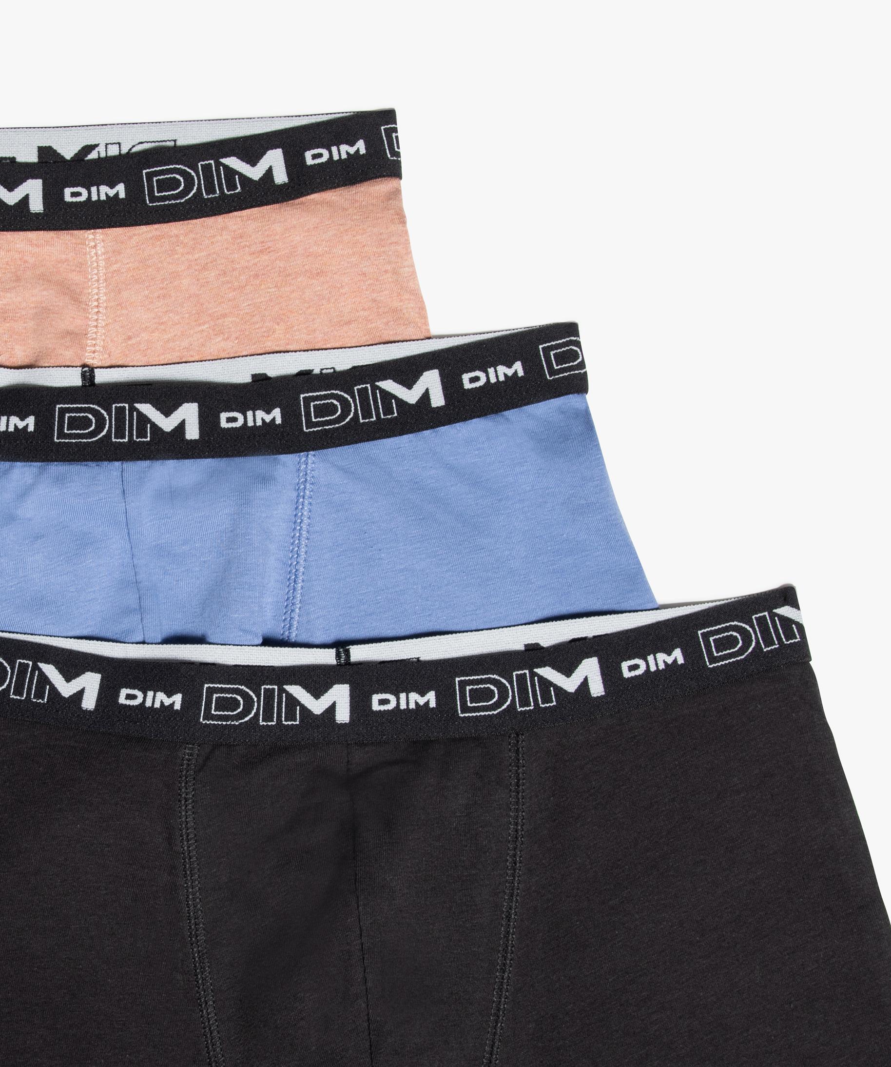 DIM Boy Boxershorts X3 – Elastische Baumwoll-Boxer Mit Logo-Gürtel, Modern & Superbequem