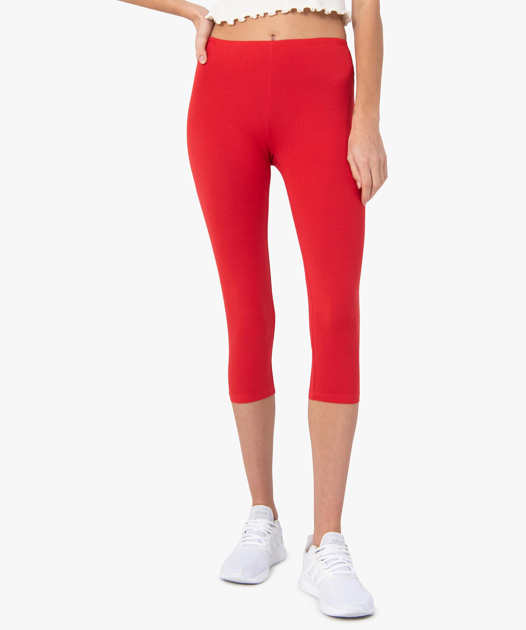 legging rouge adulte