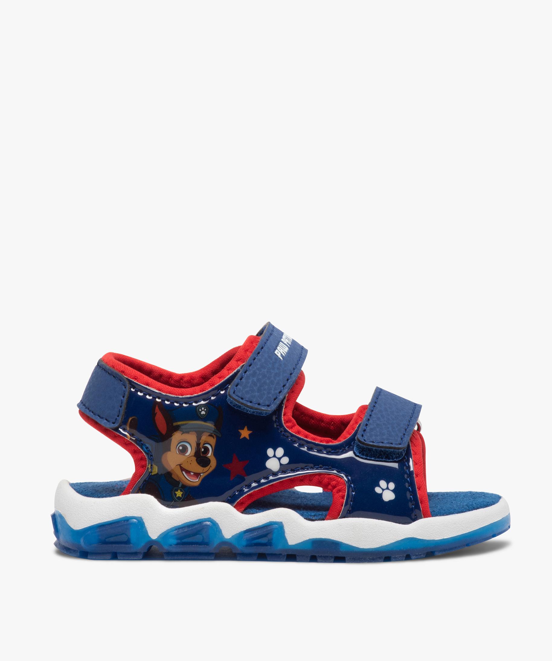 Sandales garcon a semelle lumineuse Pat Patrouille bleu GEMO