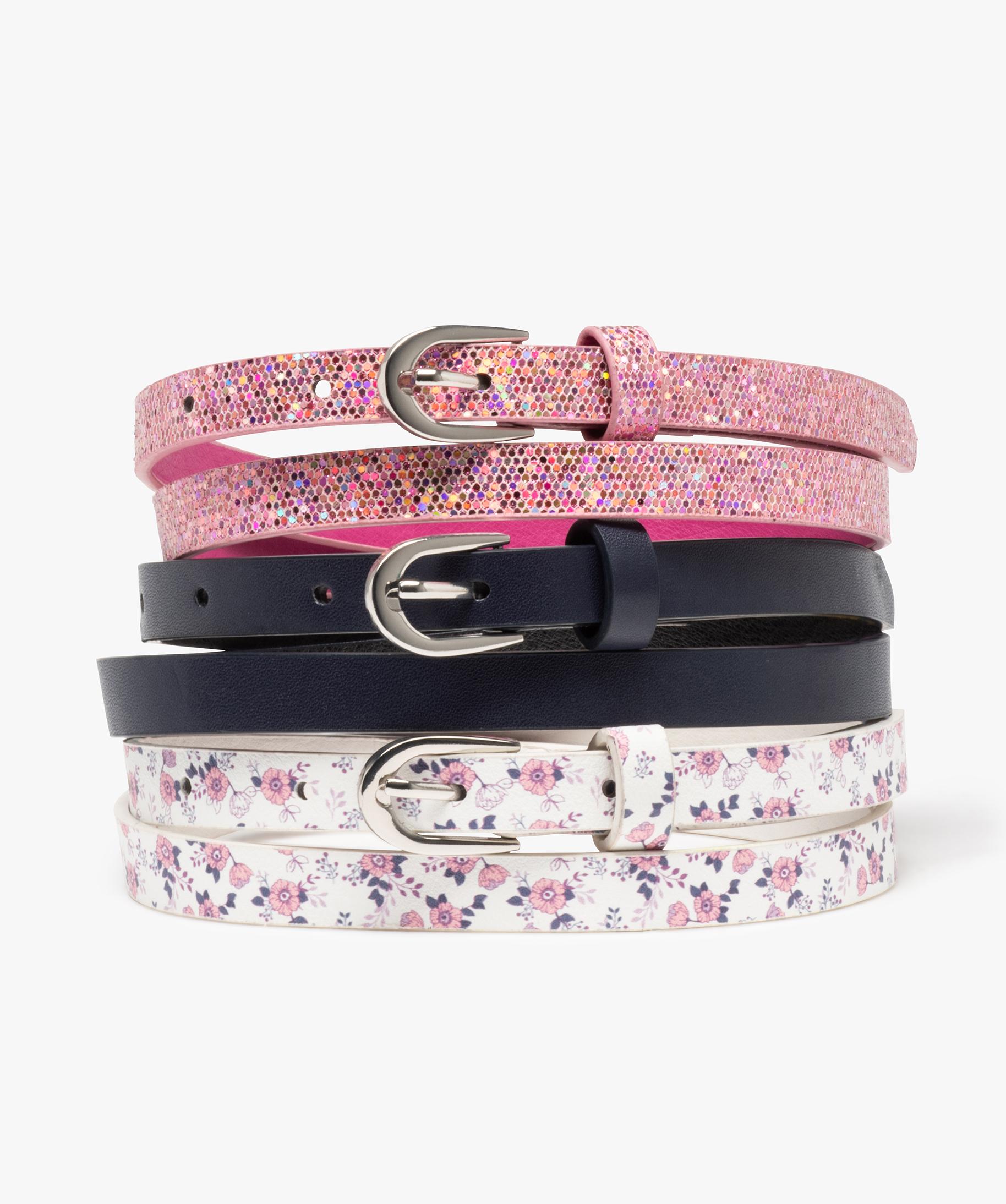 Pack De 2 Ceintures En Cuir Effet. Blanc Optique - Achetez En Ligne | Terranova