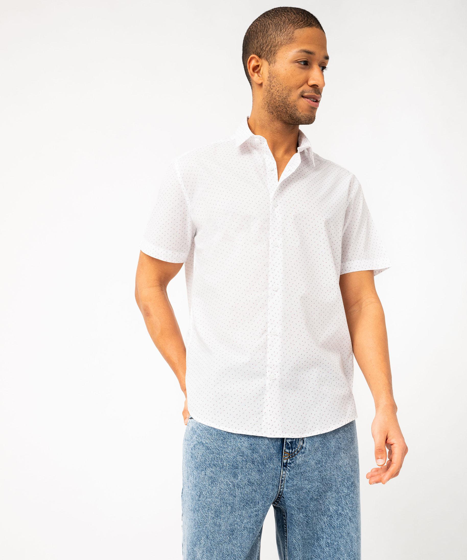 Chemise Volcom coupe moderne boutonnée manches courtes XS