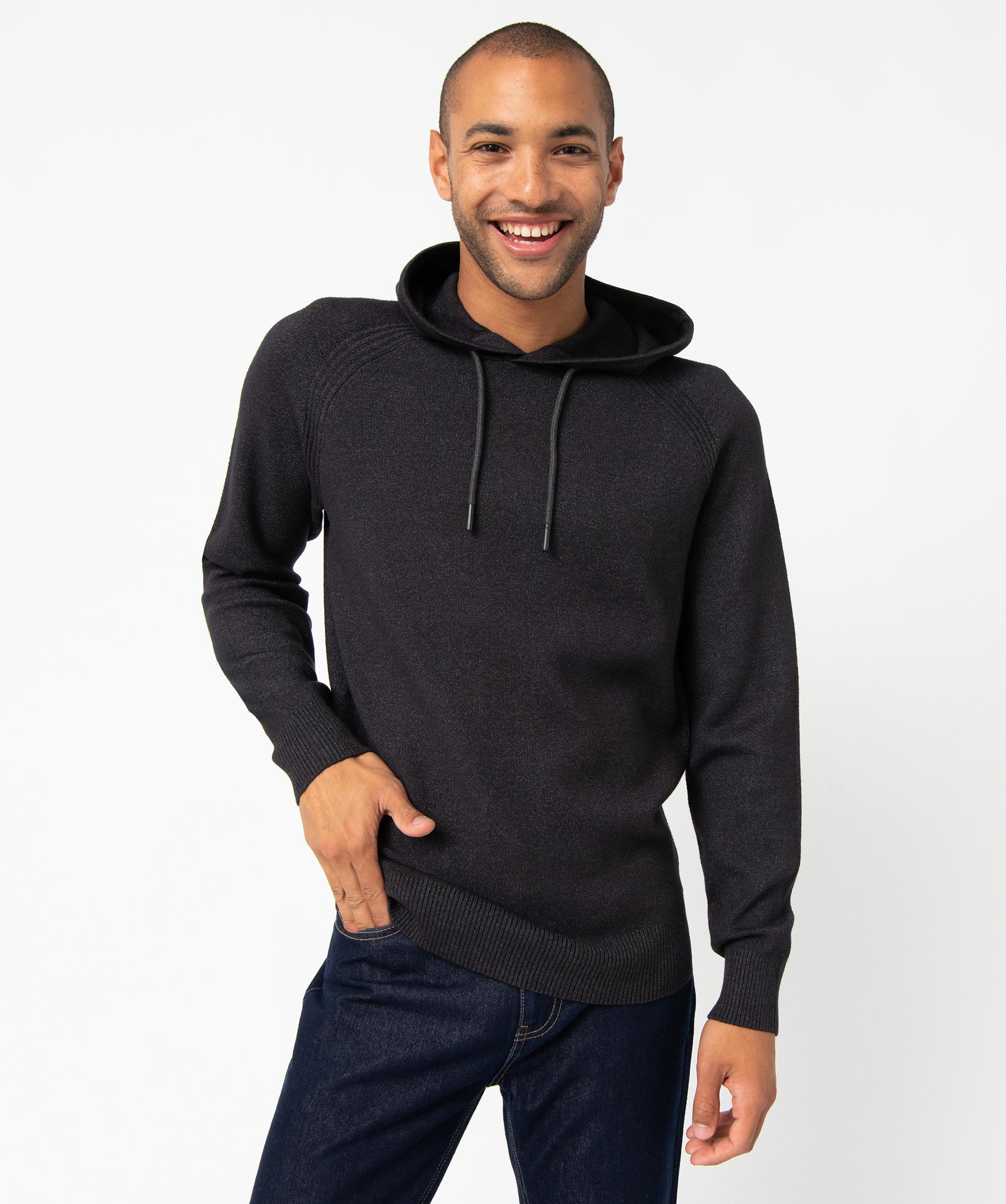 Sweat-shirt à Capuche Homme Dégradé - Coupe Oversize, Poche Kangourou, Confortable Et Tendance