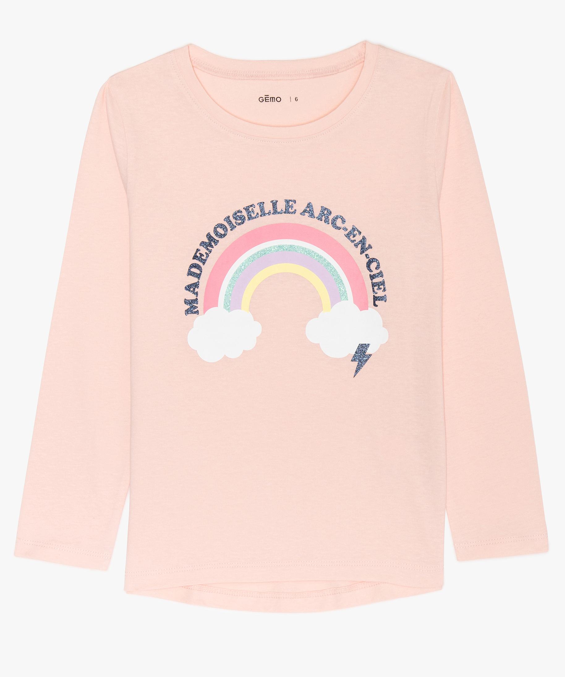 Tee shirt arc en cheap ciel fille