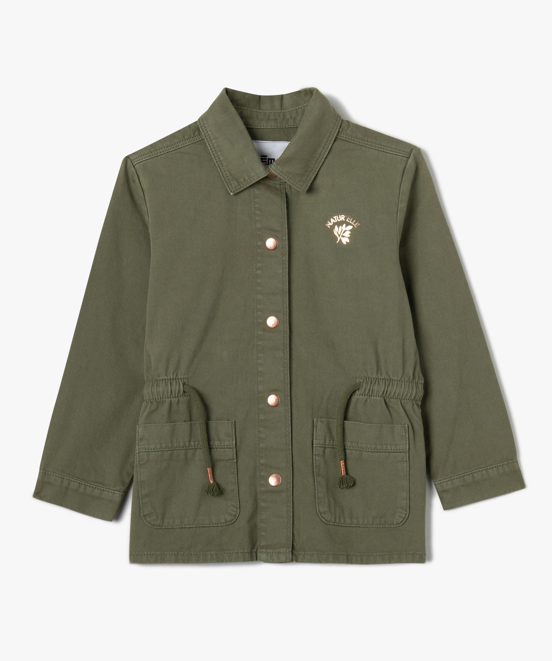 Lulucastagnette Combishort Saharienne Robe Chemise Manches Courtes