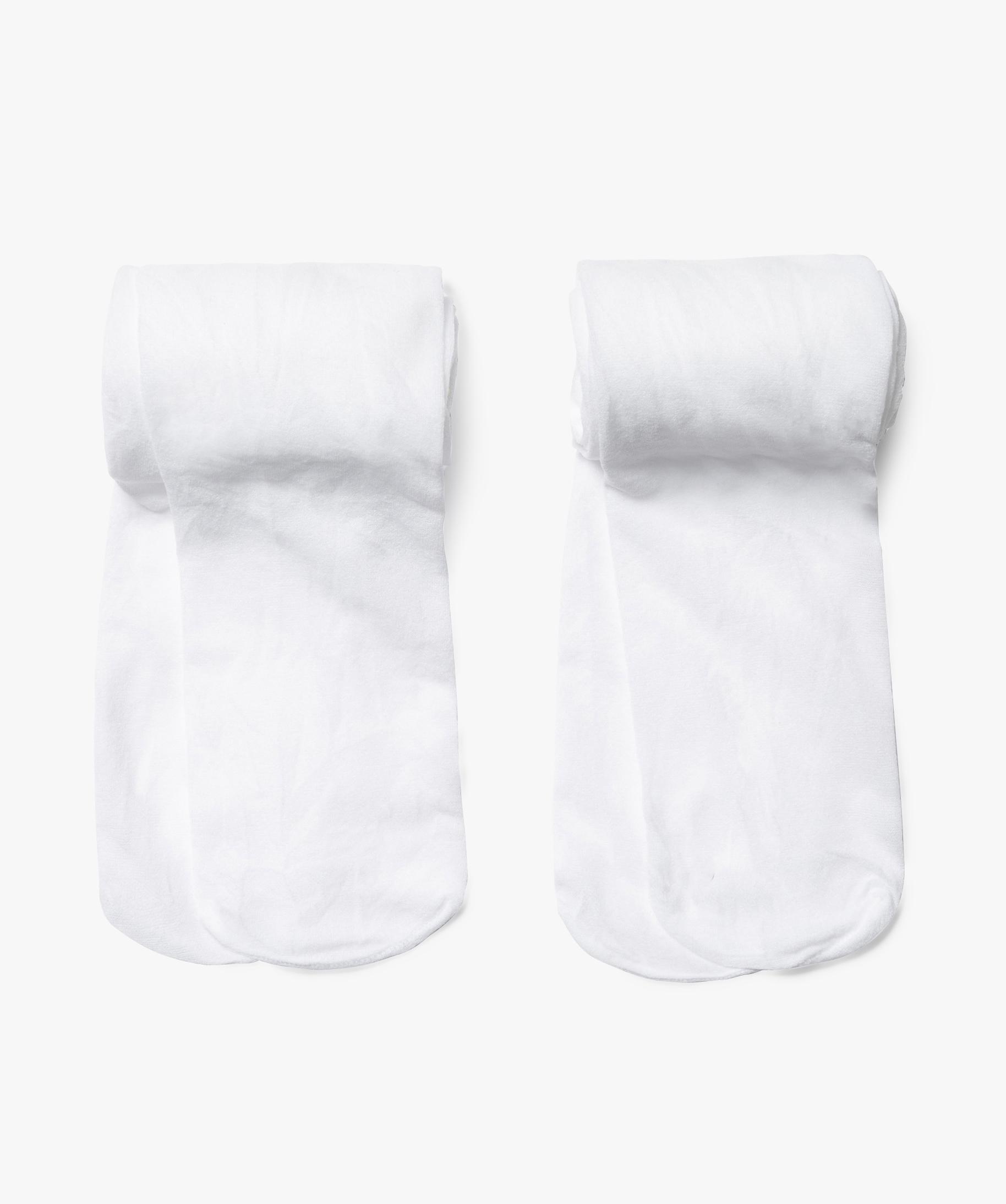Lot De 3 Collants De Danse Sans Pieds Pour Fille - Microfibre Opaque - Tailles L/XL/XXL (5-13 Ans)