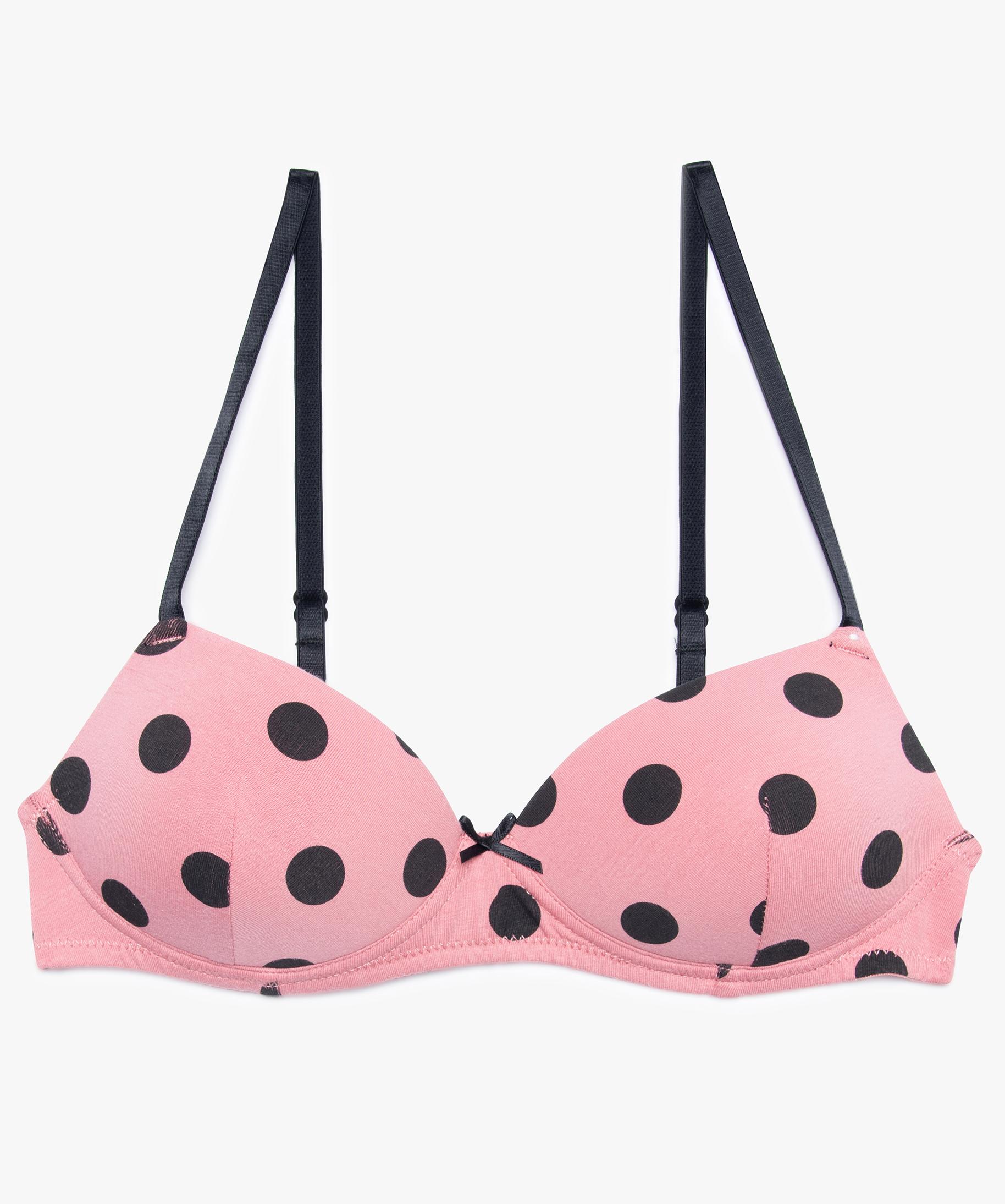 Soutien gorge fille bonnets padd s et motifs pois GEMO