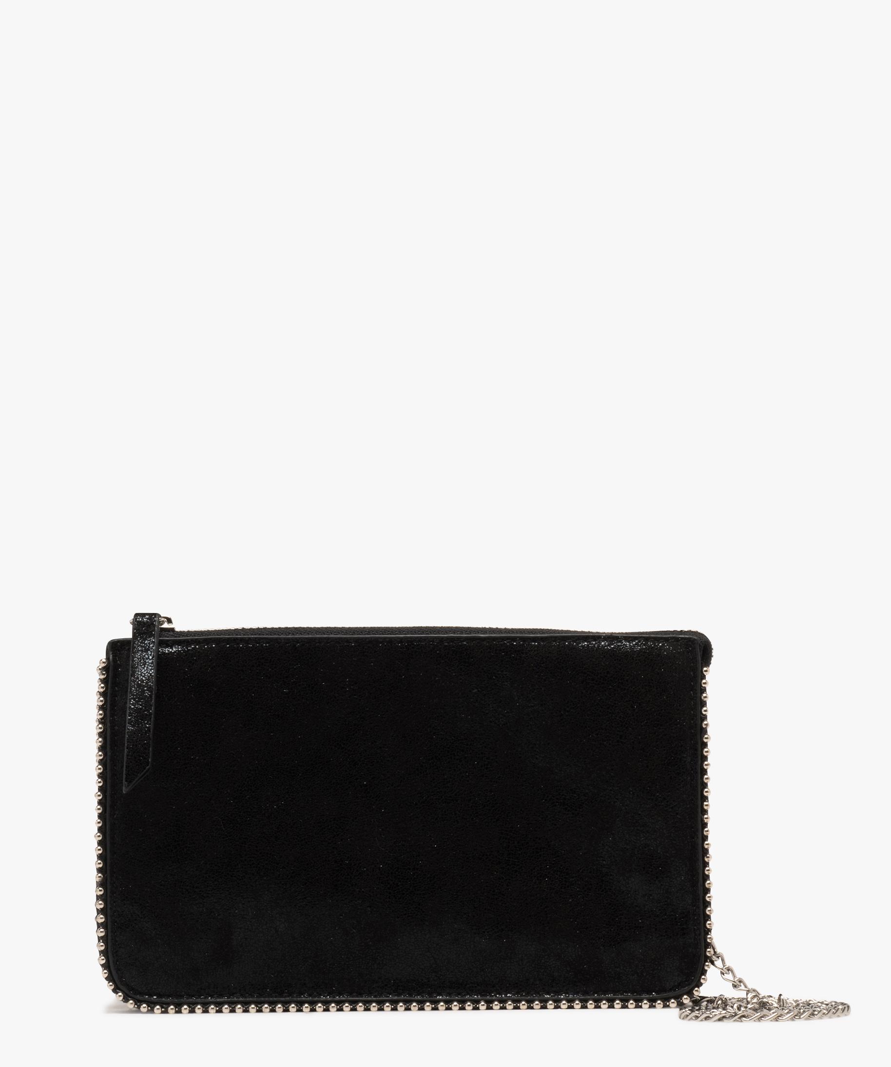 Gemo Sac Sac Bandouliere Soiree Perles Sac Cabas Noir Chaine Sac