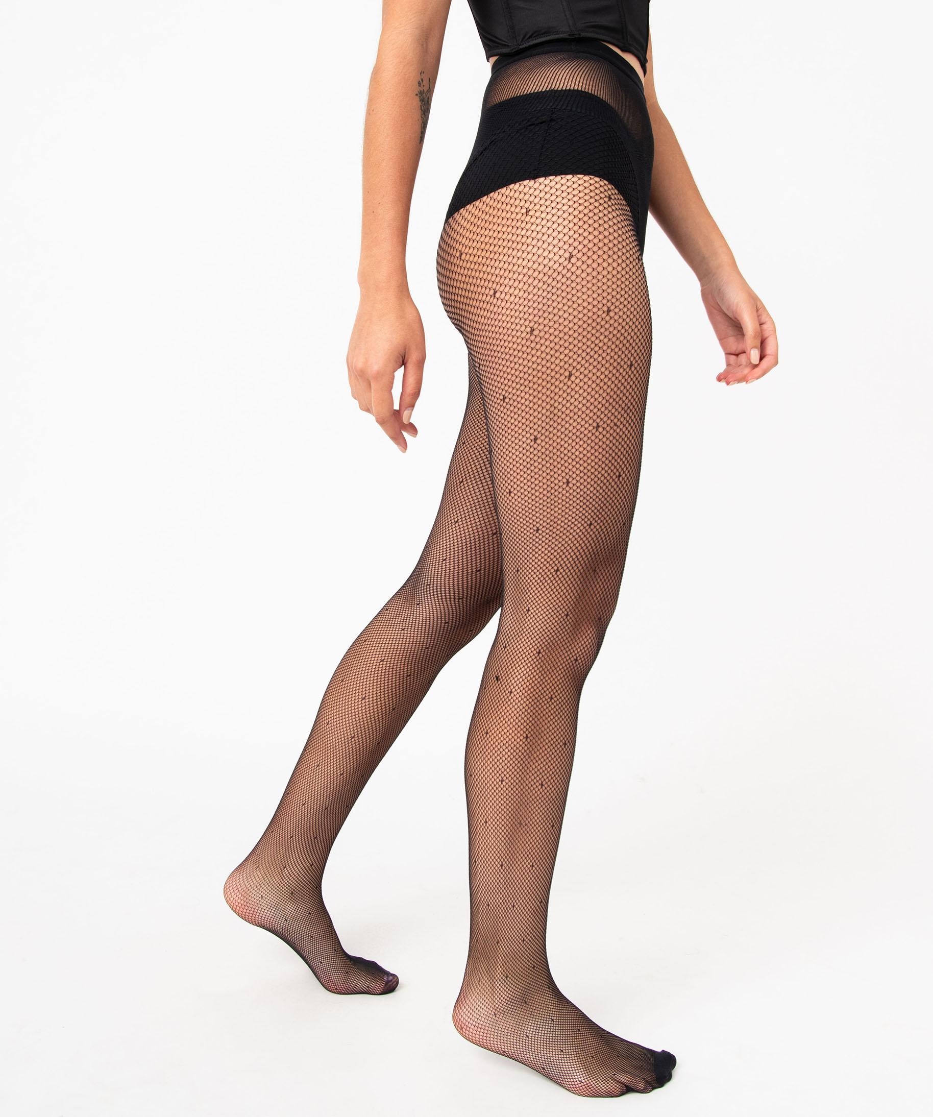 Collant plumetis femme on sale