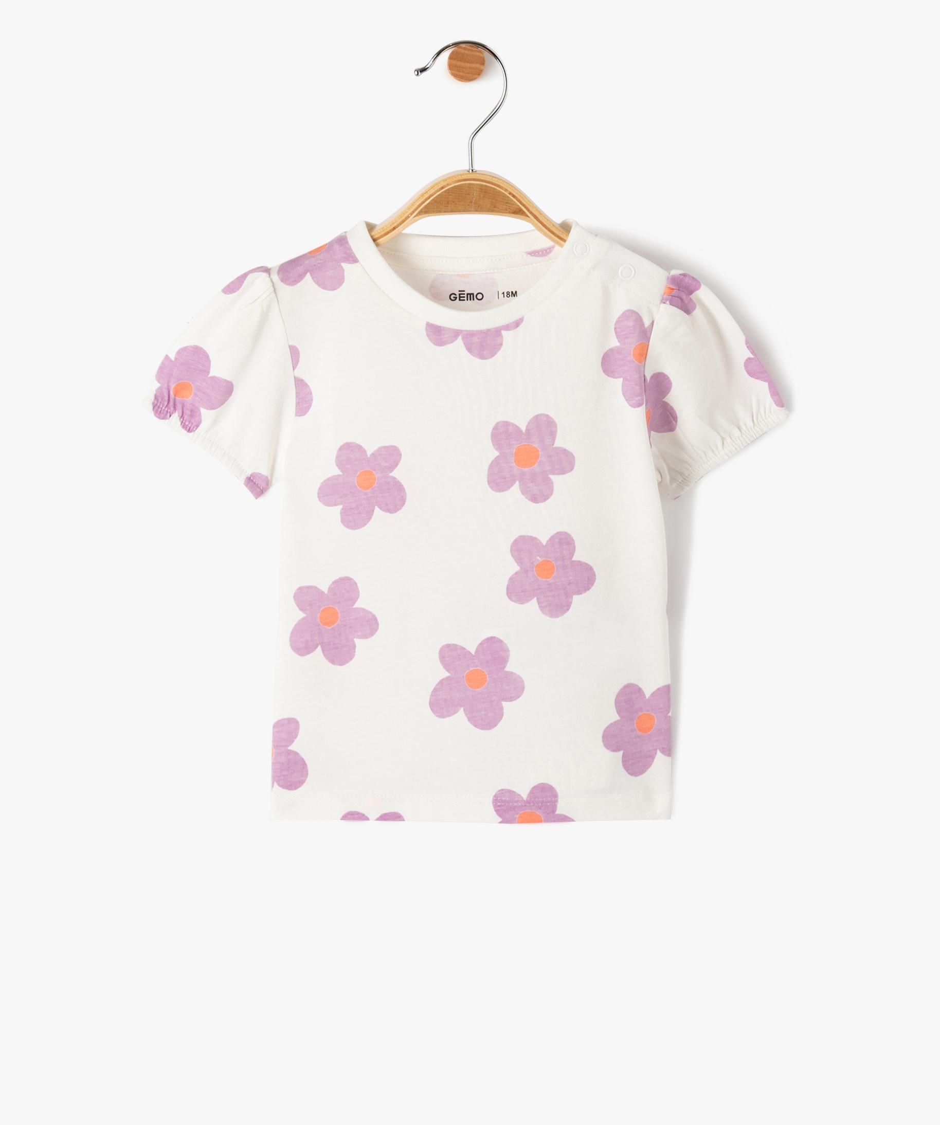 T-shirt Fille "J'peux Pas J'ai Cheval" à Fronces - Coton Léger, Coupe Ajustée, Motif Fleuri Et Humoristique