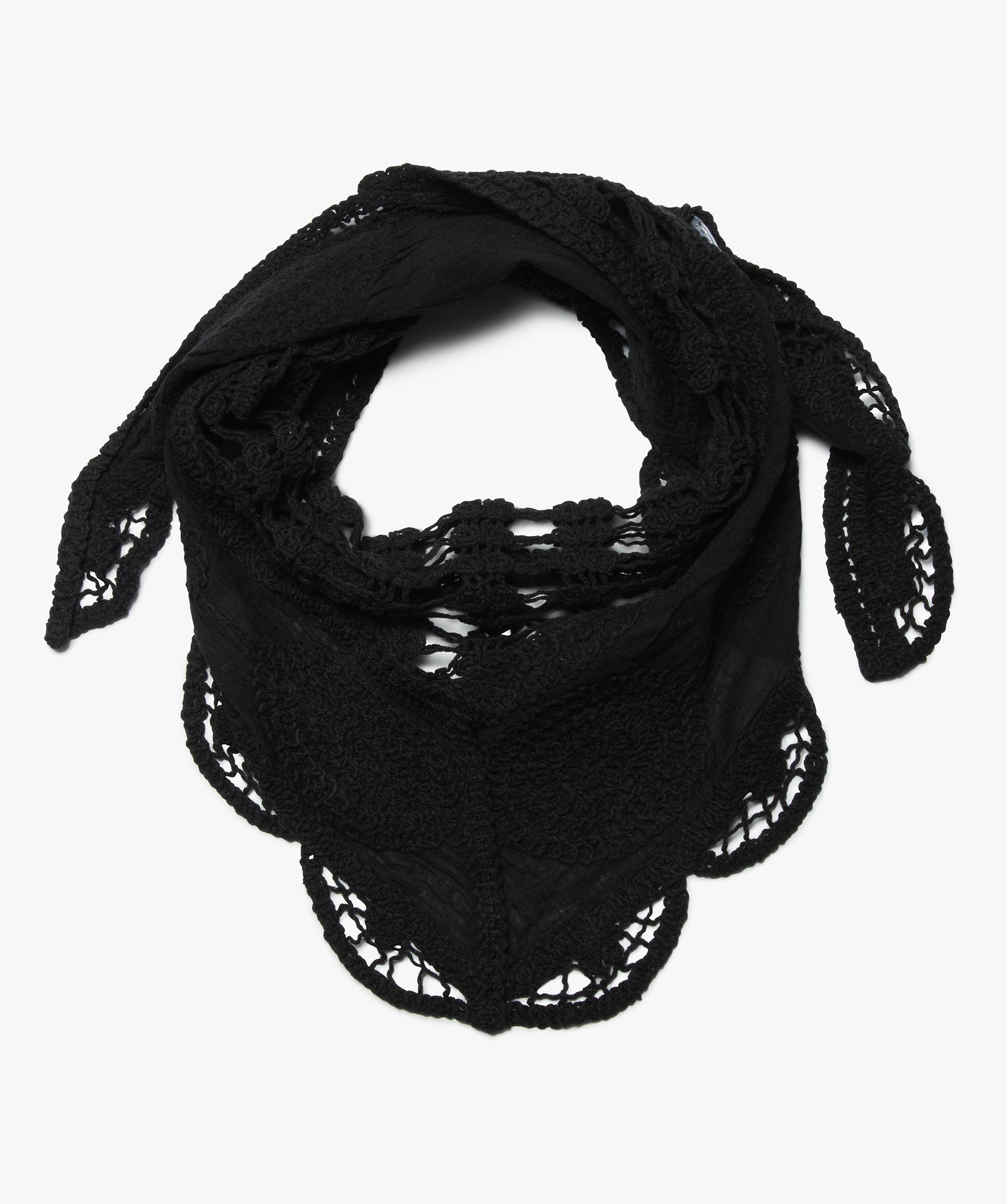 MILAKOO Étole Triangle Dentelle Avec Glands Femme - Foulard Élégant Mariage, Soirée Festive Et Fête - Châle En Mesh Doux