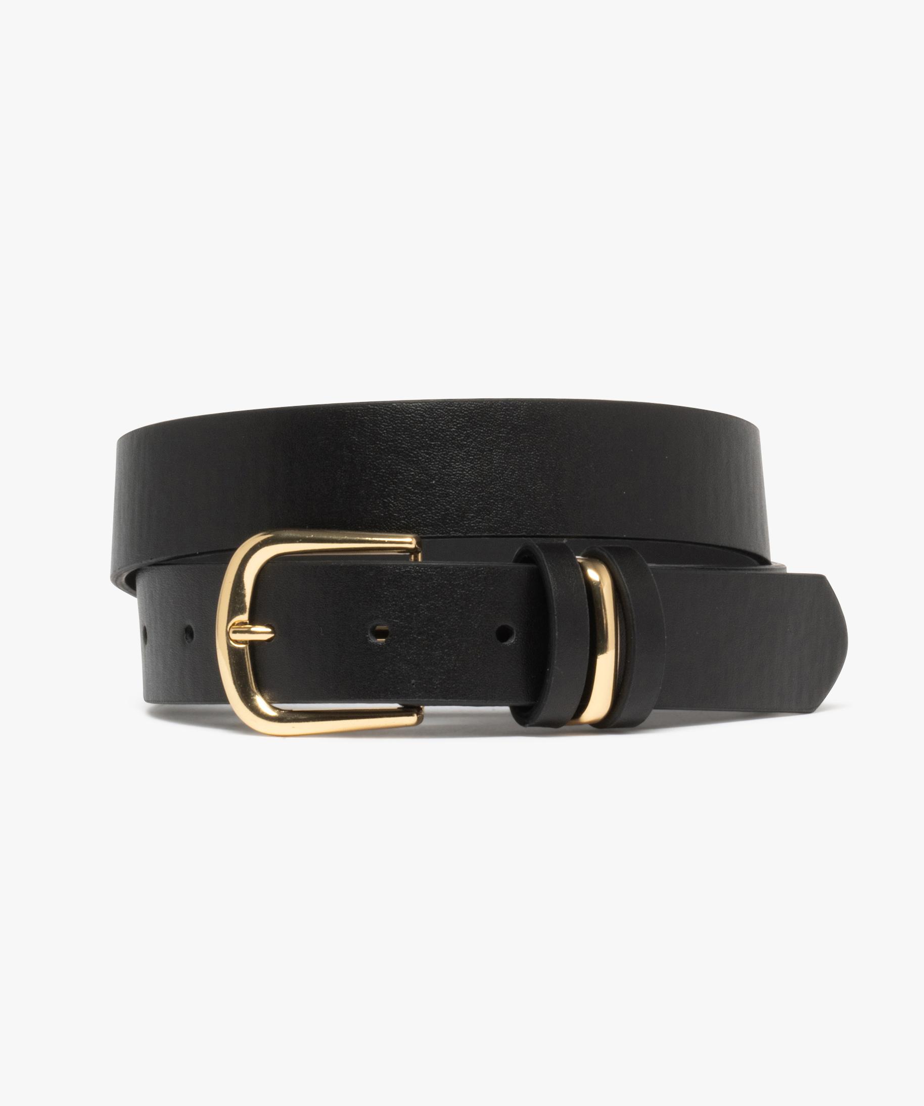 Ceinture Fine élastique Femme Similicuir – Boucle Métallique – Ajustable Jusqu’à 72 Cm – Pour Robe, Pull, Jeans