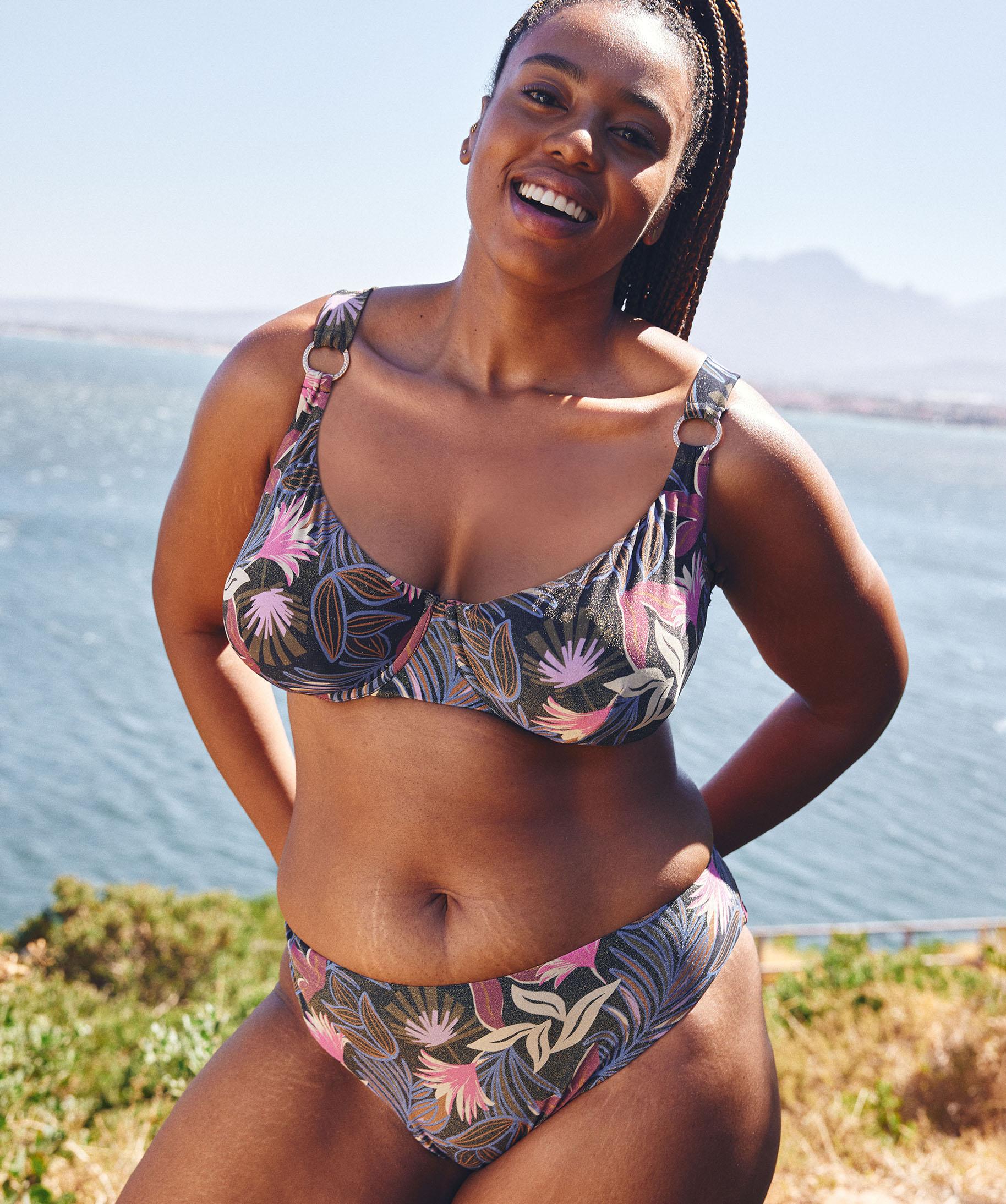 Haut de maillot de bain triangle rouge Ibiza Camille Cerf x Pomm Poire - Lemon Curve