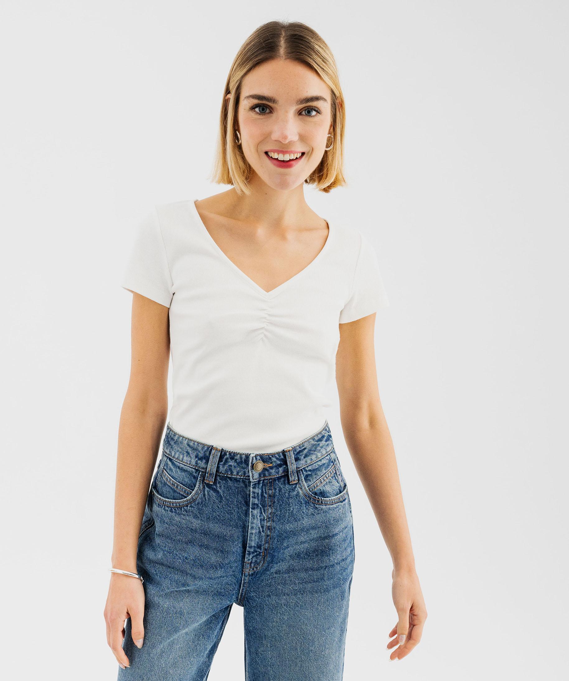 Chemisier Femme Lâche Col V Manches Courtes Carreaux Été - Haut Décontracté Chic Et Confortable