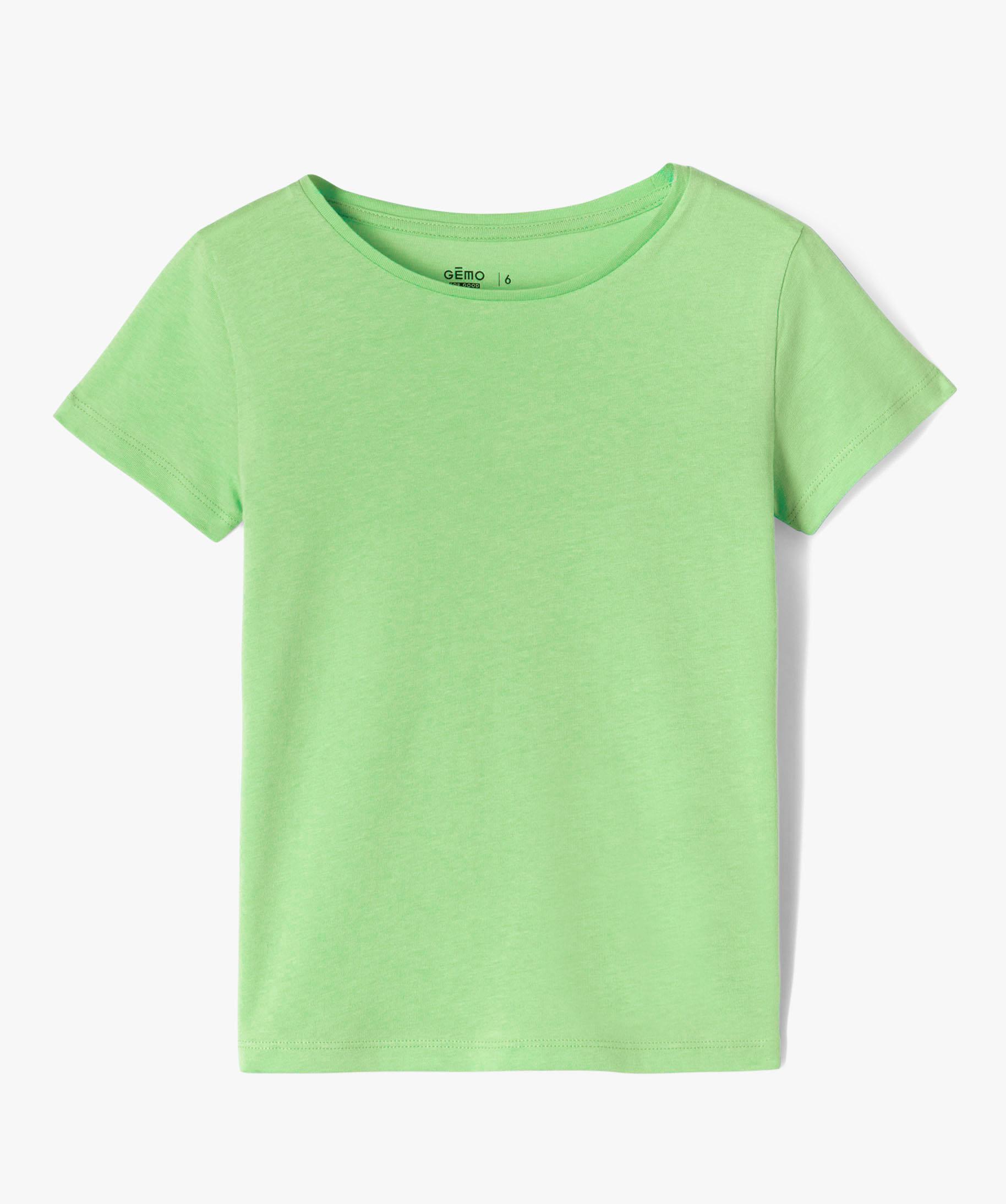 Tee shirt vert fille on sale