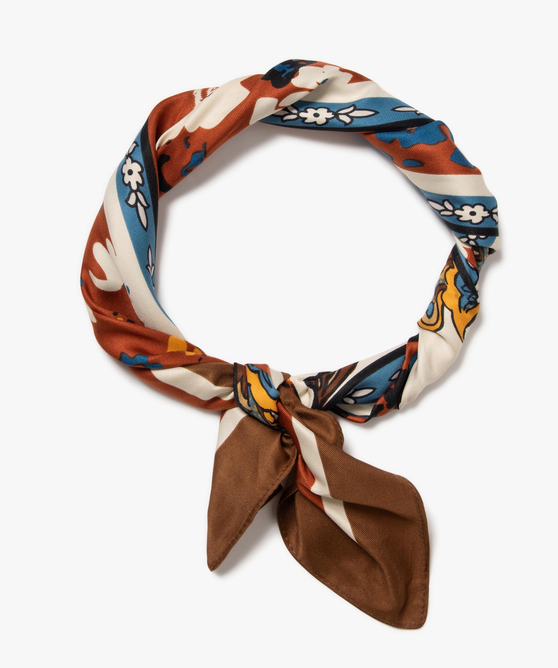 Foulard Carré Vintage En Cachemire – Motif Paisley Multicolore, 27 Pouces, Pour Femme