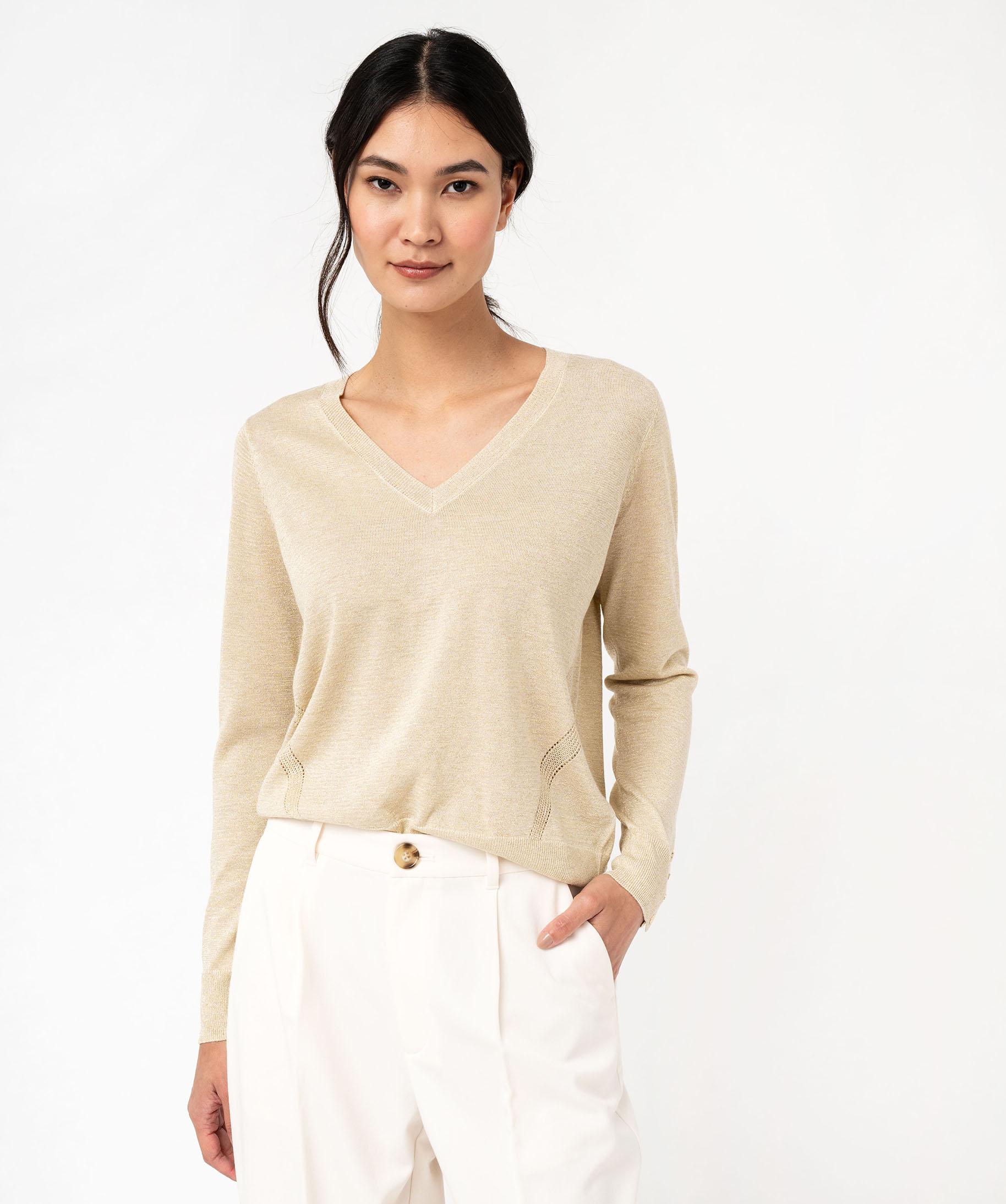 Cardigan Jersey Pull Court Femme Doux Pull Boutons Rose Slim 36900