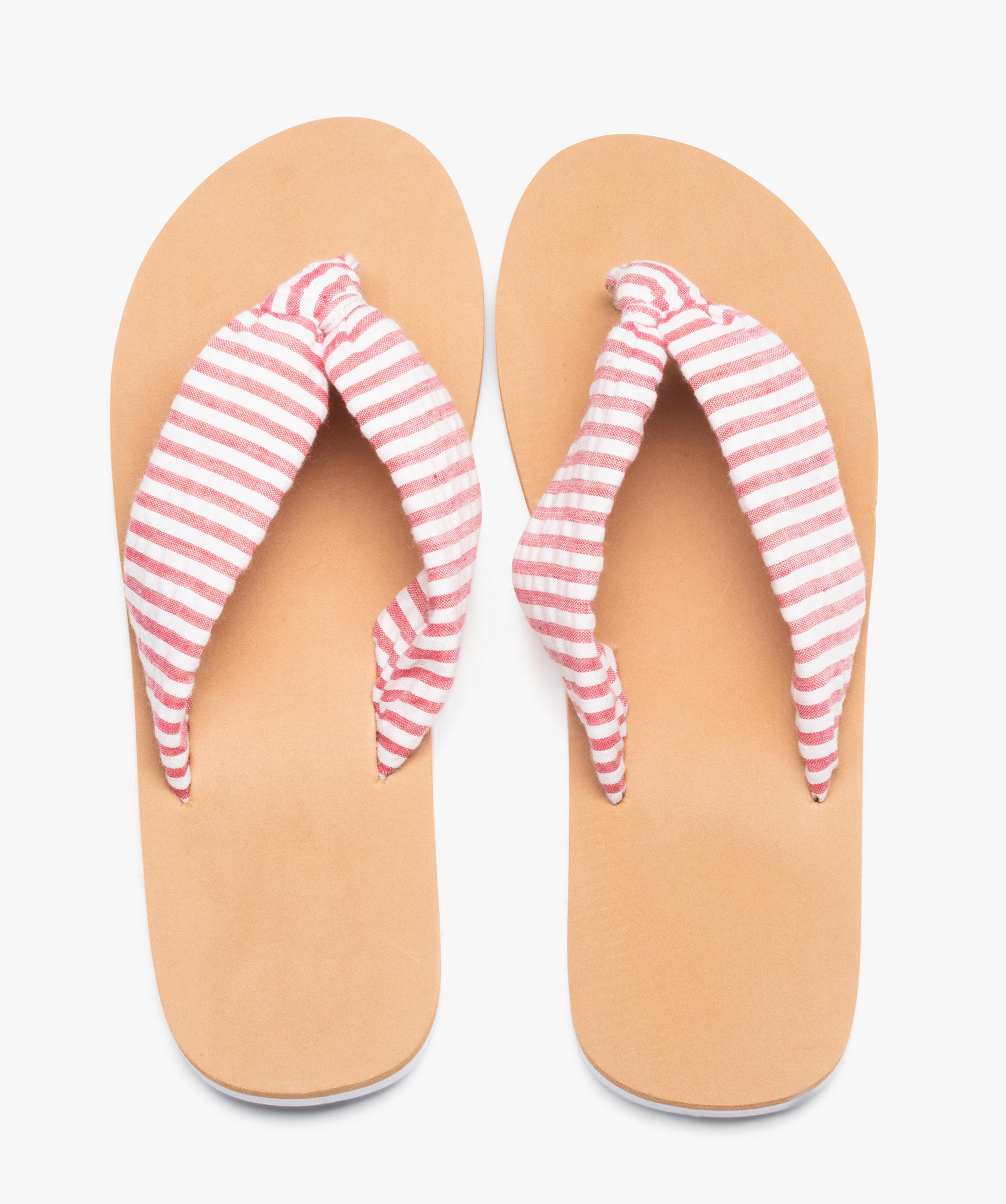 Chaussures Havaianas Origine II En Toile Bleu Et Blanc Rayé - Pointure 8 (40EU) - Neuf En Boîte