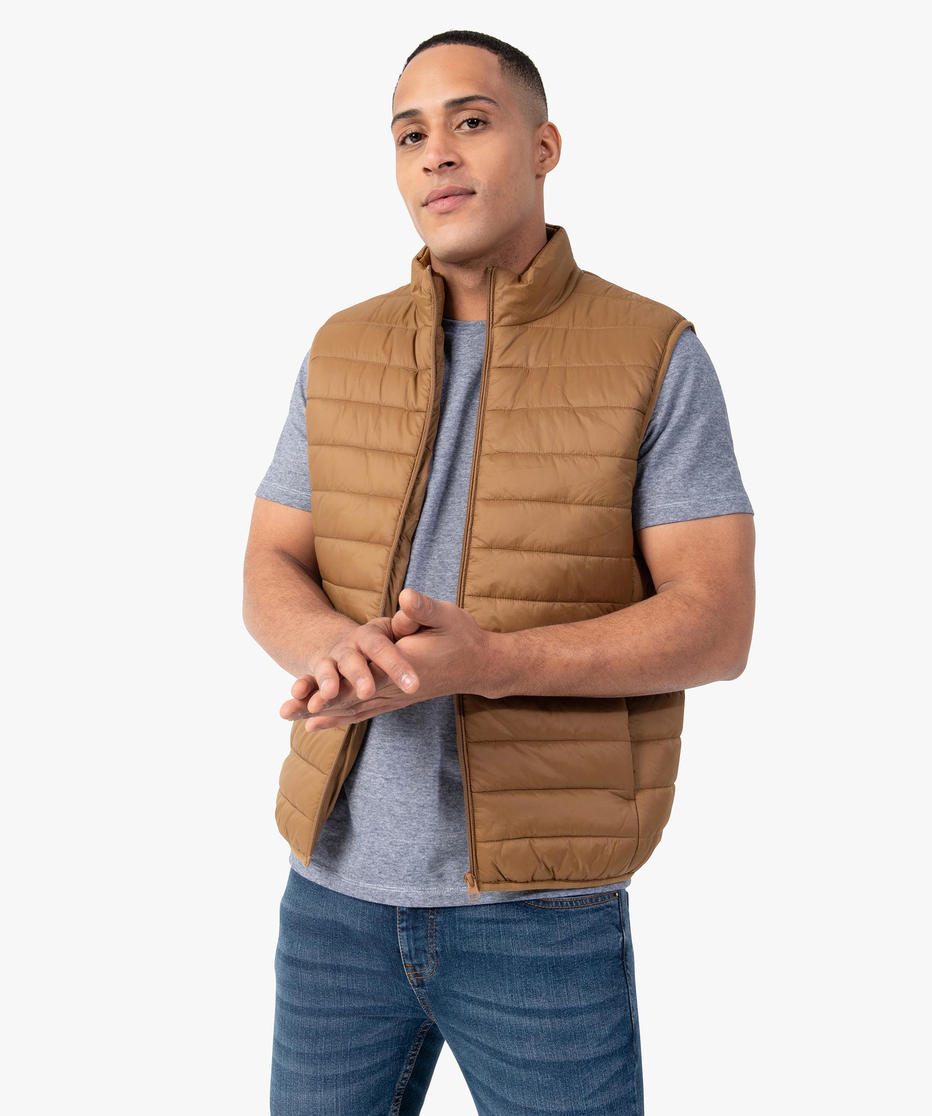 Doudoune sans hot sale manche homme gemo