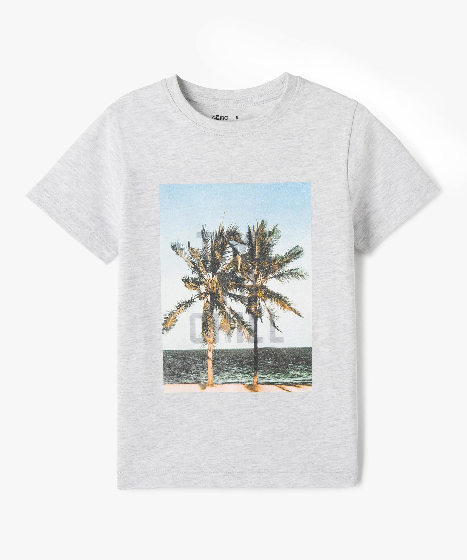 T-shirt Bébé Garçon Benetton - Manches Longues - Motif Éléphant Gris - Taille 3-6 Mois - Comme Neuf