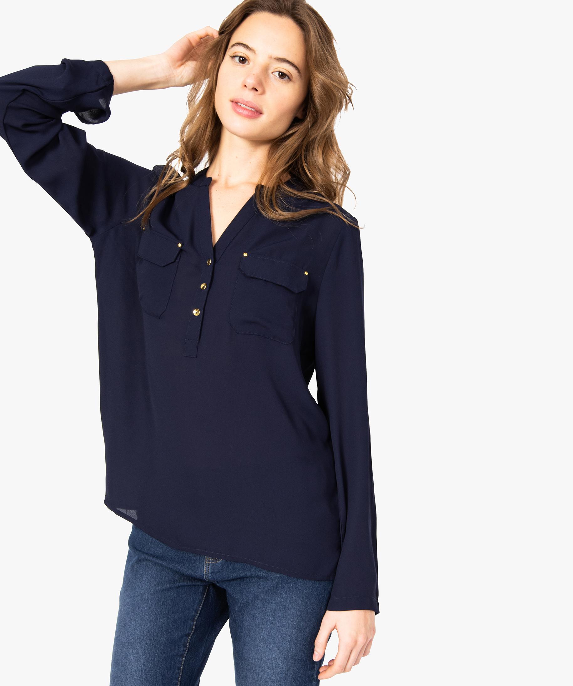 Tuniche Femme Imprimée Fleurs - Manches Longues Fluide - Style Ethnique Plage été - Polyvalente Pour Ville Ou Vacances
