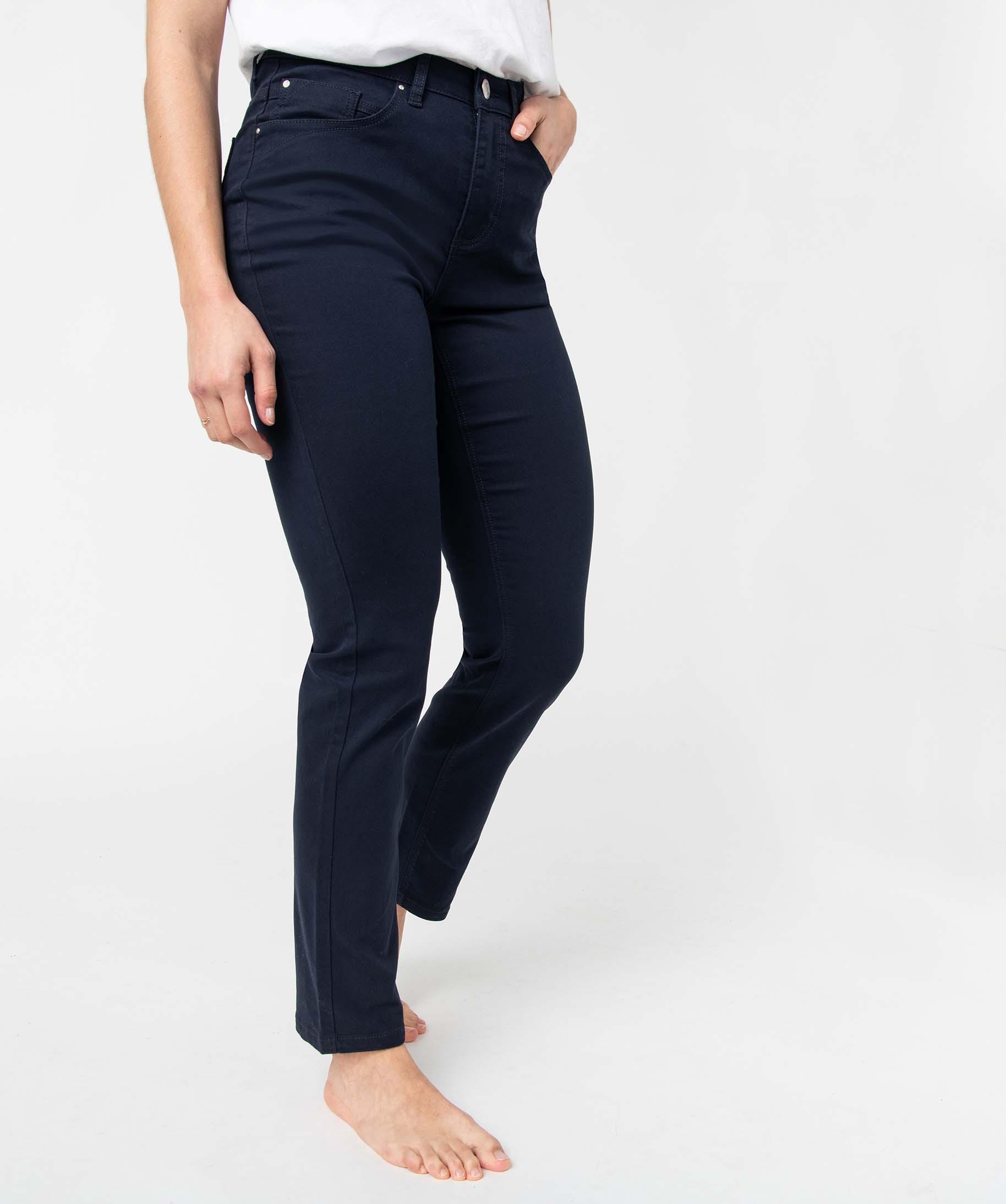 Pantalon Femme GREIFF Basic Slim Fit - Taille 34 Bleu Marine | 100% Polyester | Neuf Avec étiquettes