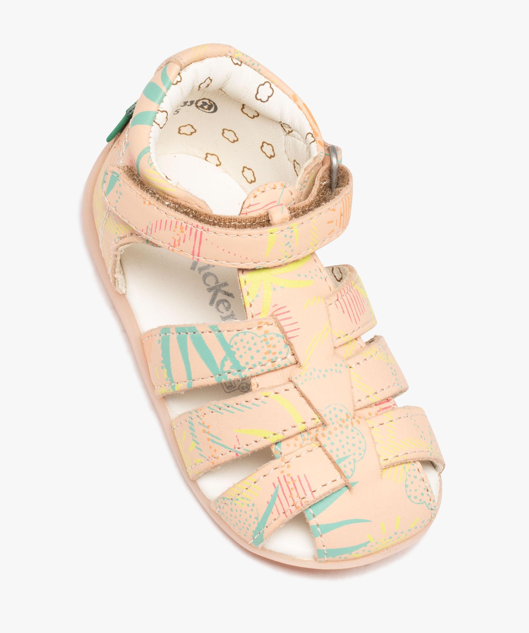 Kickers Gemo Sandale Kickers Bebe Fille Chaussures Premiers Pas