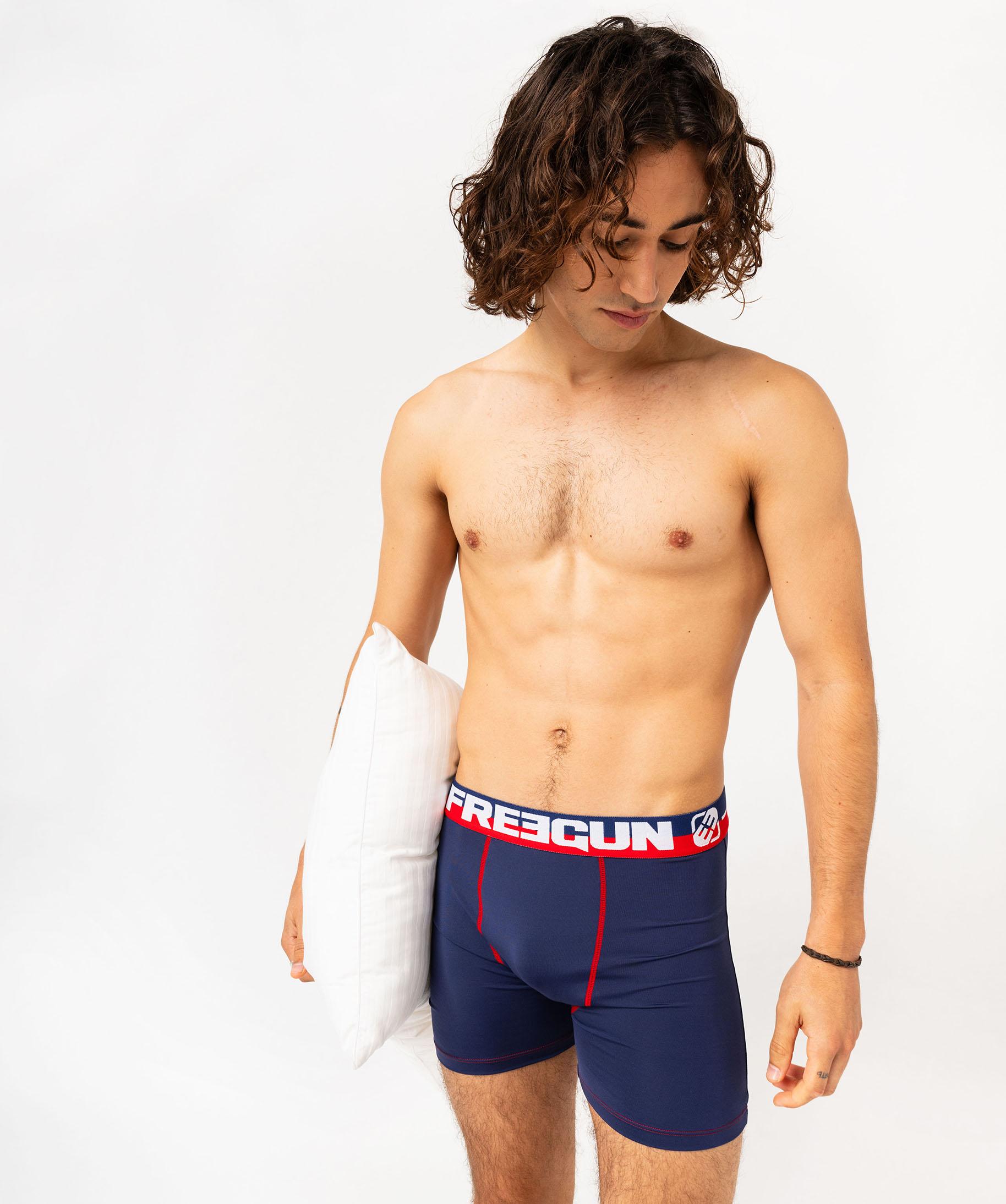 Boxer Homme Microfibre quipe De France De Football Freegun Bleu GEMO boxer-homme-microfibre-quipe-de-france-de-football-freegun-bleu-gemo