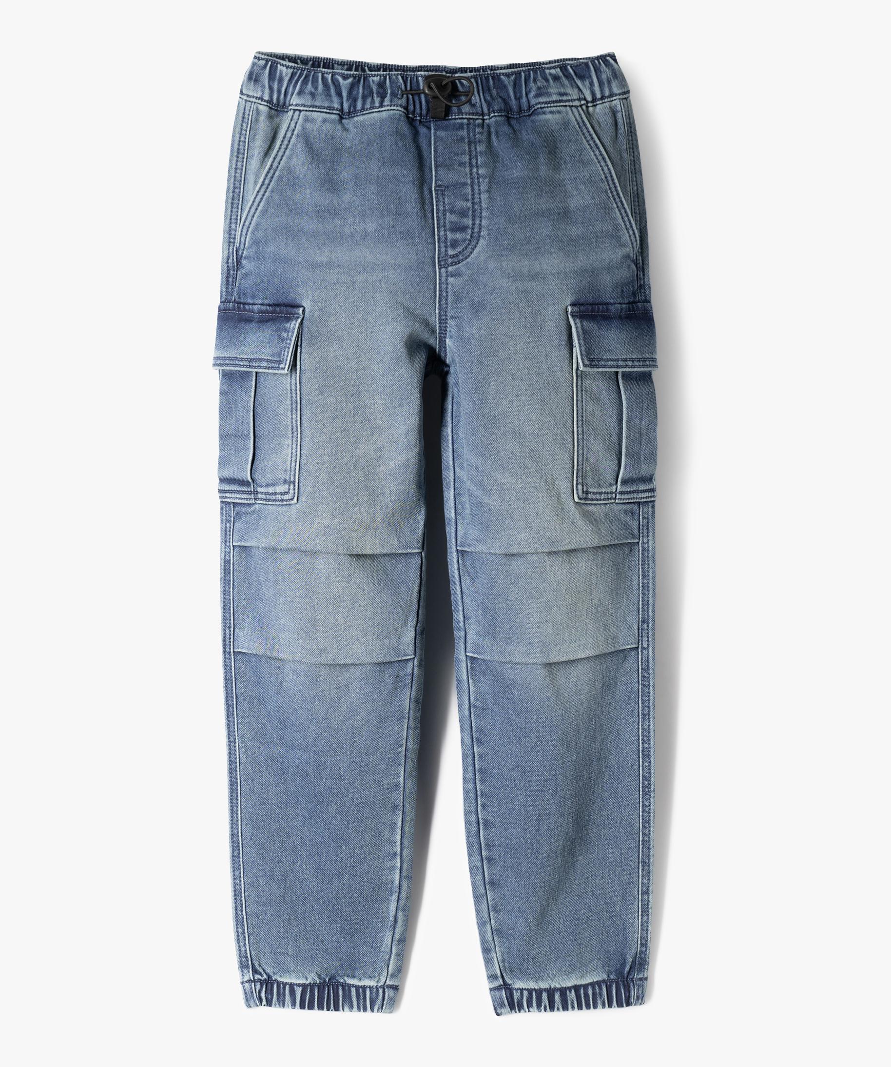 Pantalon extensible en coton Timberland en bleu pour garçon (3-16 ans
