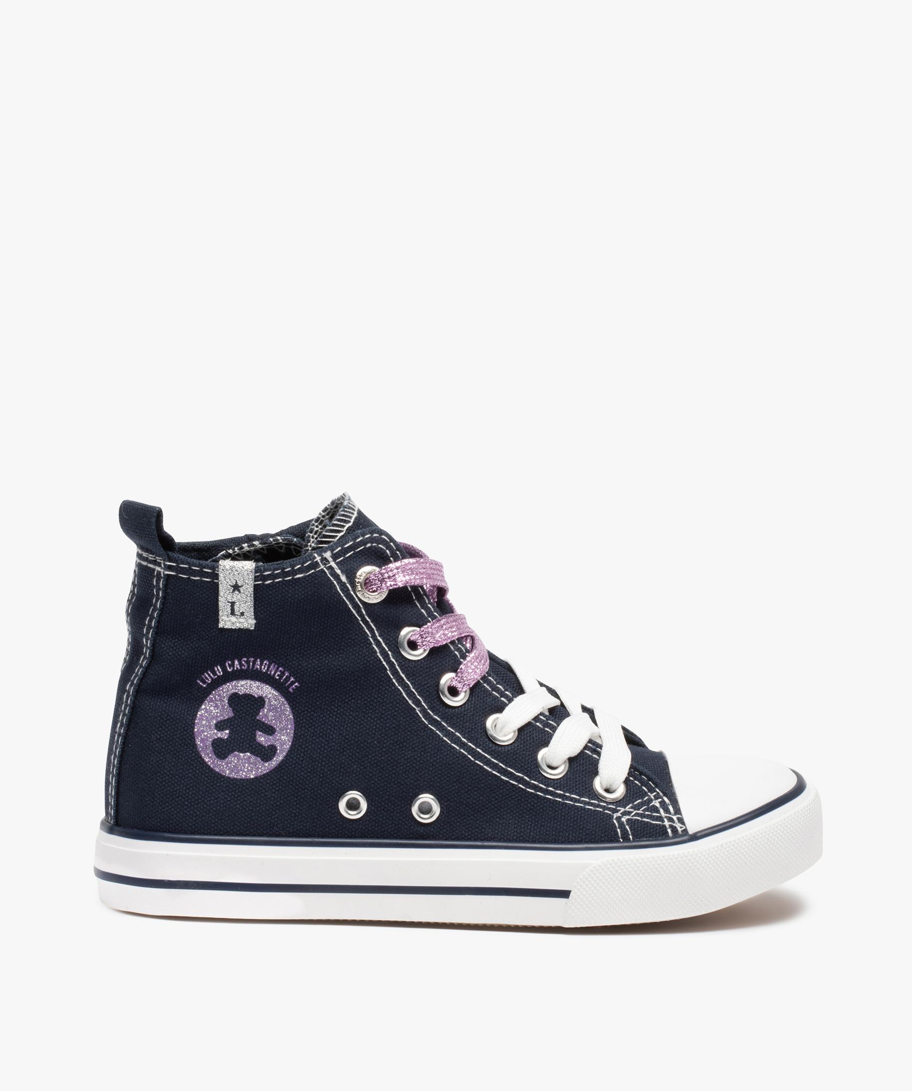 Baskets fille montantes en toile LuluCastagnette