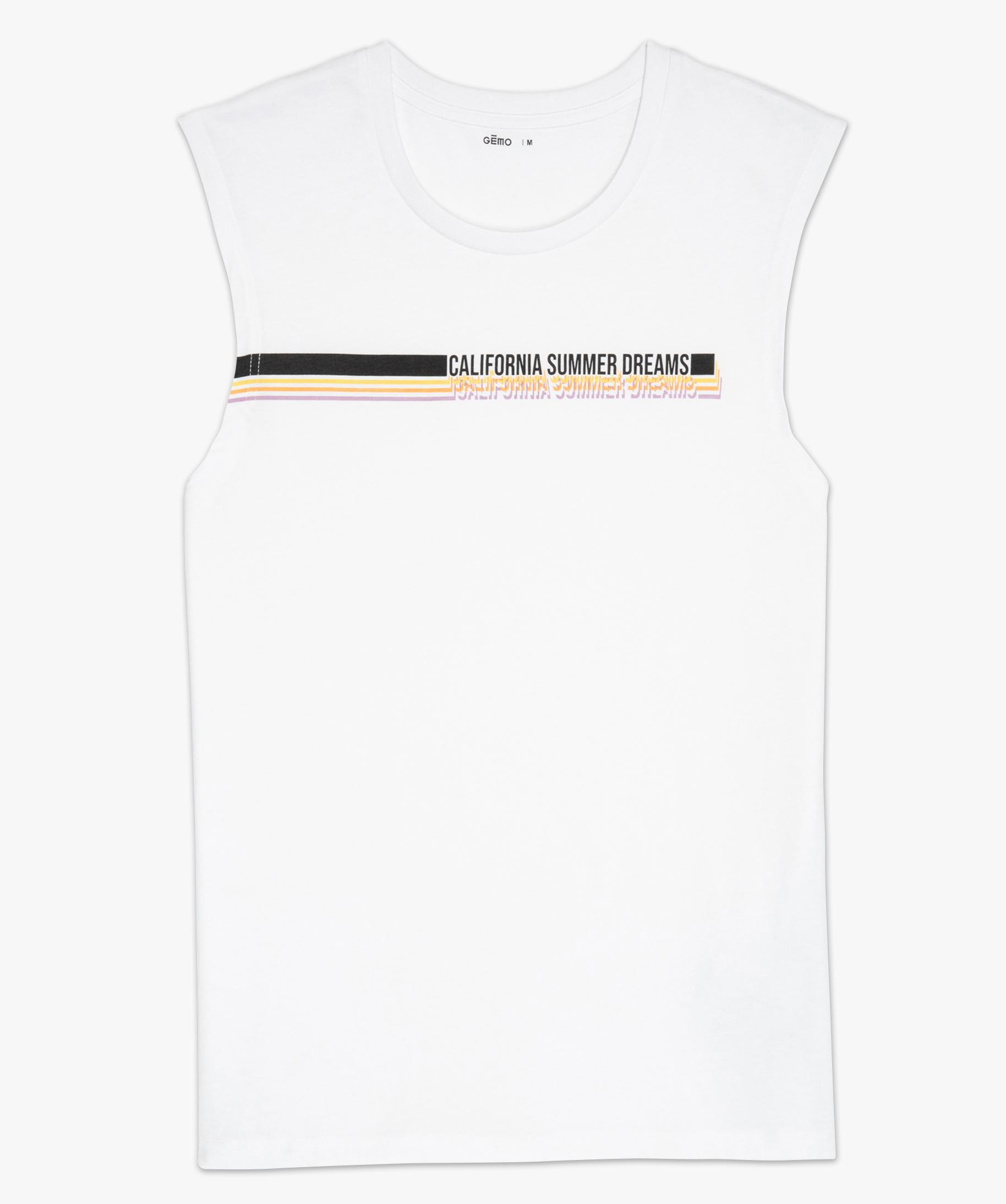 D bardeur homme emmanchures larges blanc GEMO