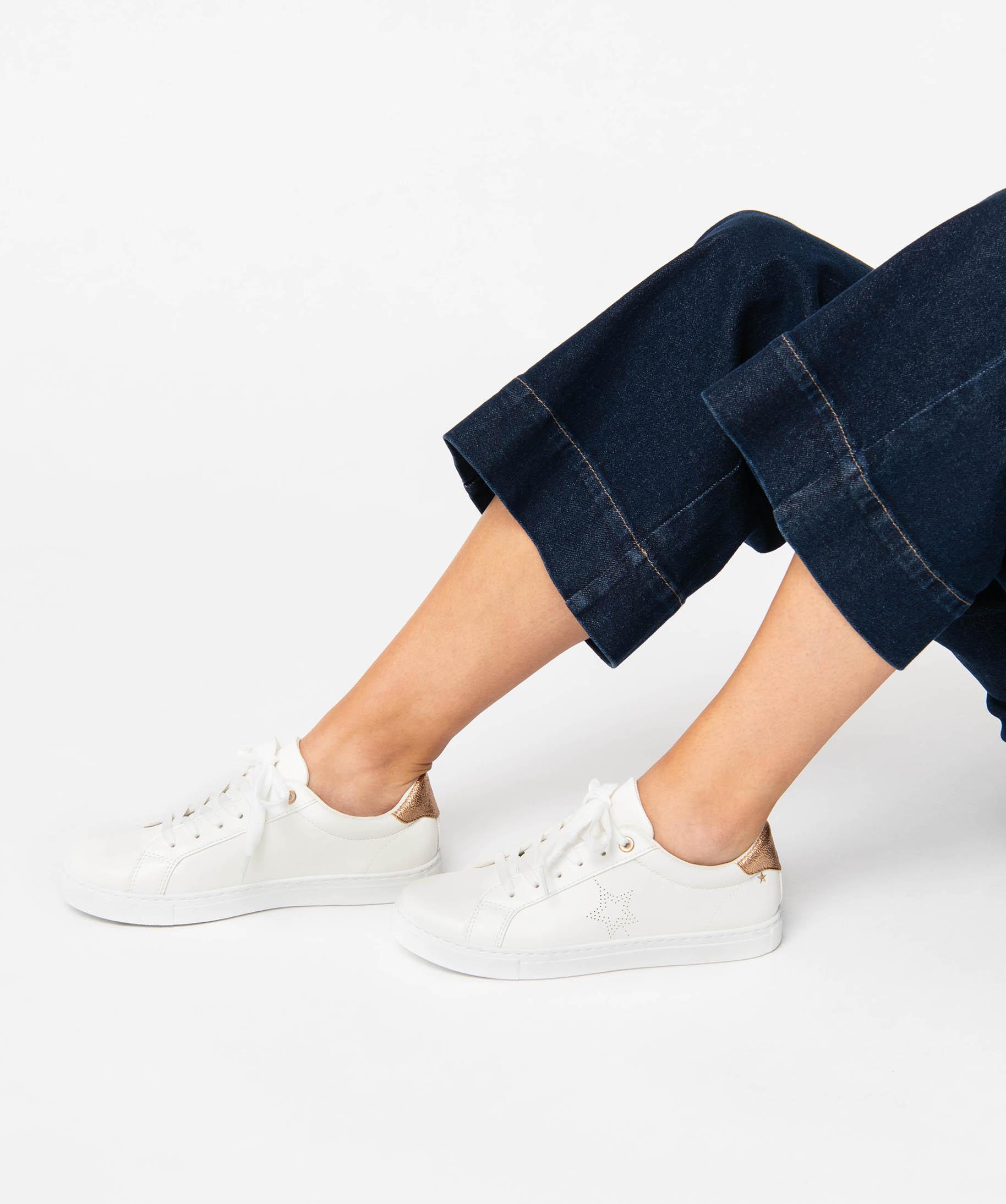 basket etoile pailletée femme