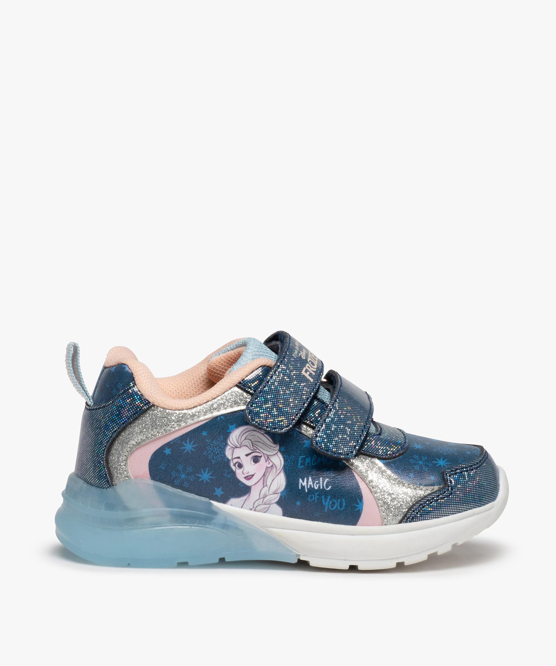Baskets fille a semelle lumineuse La Reine des neiges